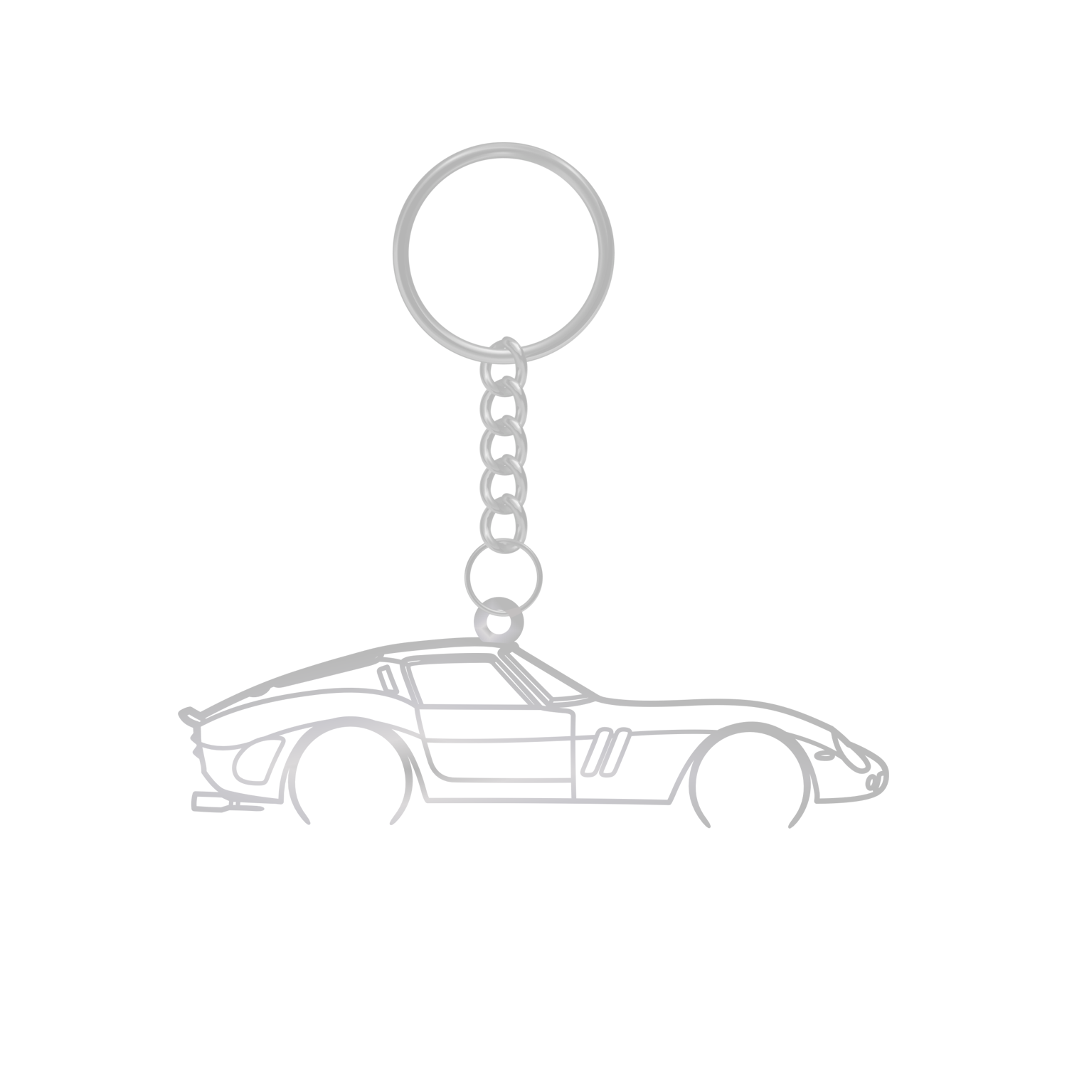 Ferrari 250 GTO (1962-1964) - Metal Keychain
