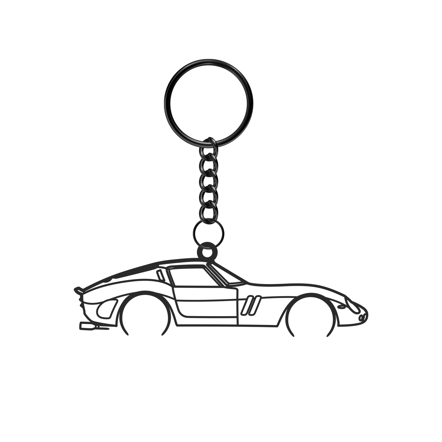 Ferrari 250 GTO (1962-1964) - Metal Keychain