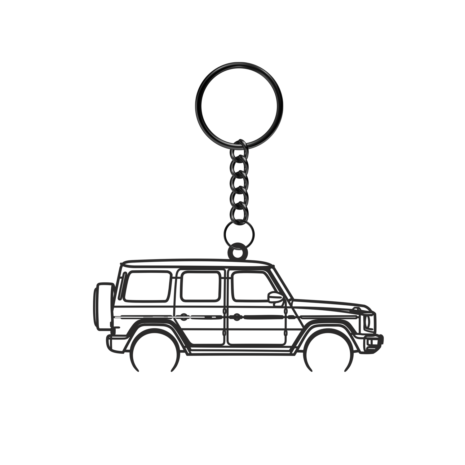 Mercedes G63 (2018-2025) - Metal Key Ring