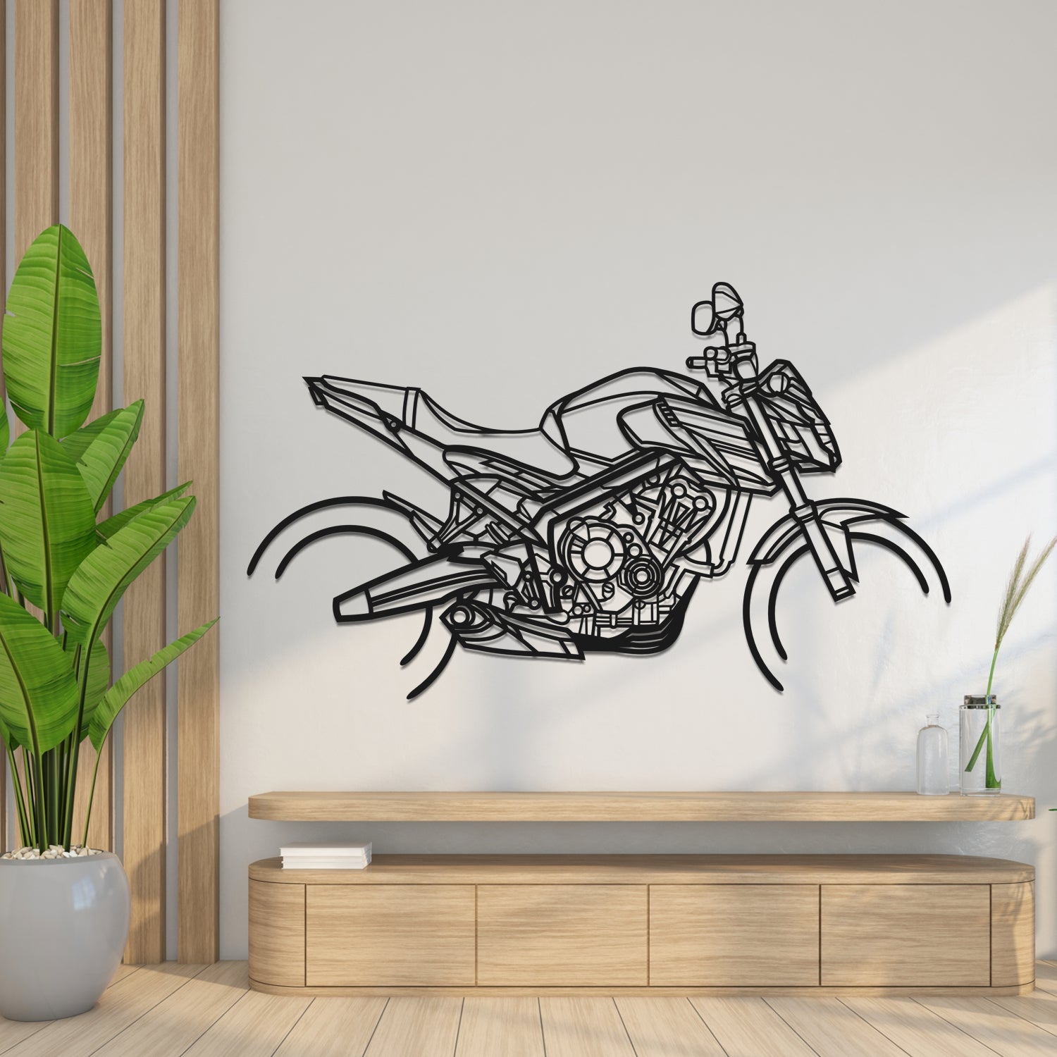 Honda CB650F - Metal Wall Silhouette