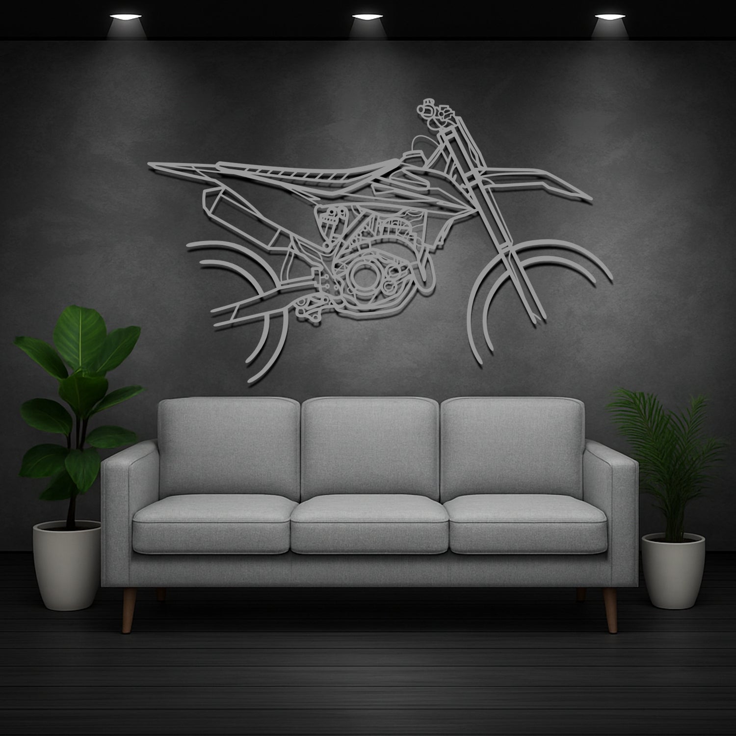 BMW S1000RR Pack M (2023-2024) - Metal Silhouette