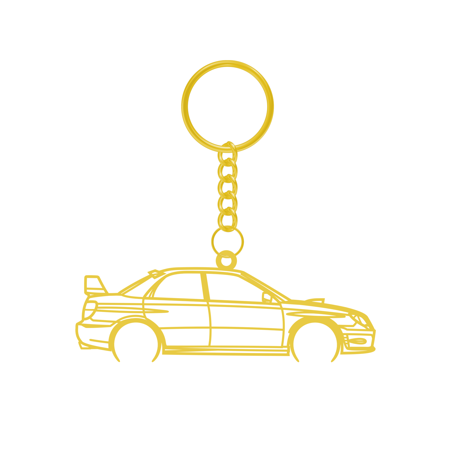 Subaru Impreza WRX (2005-2007) - Metal Key Ring