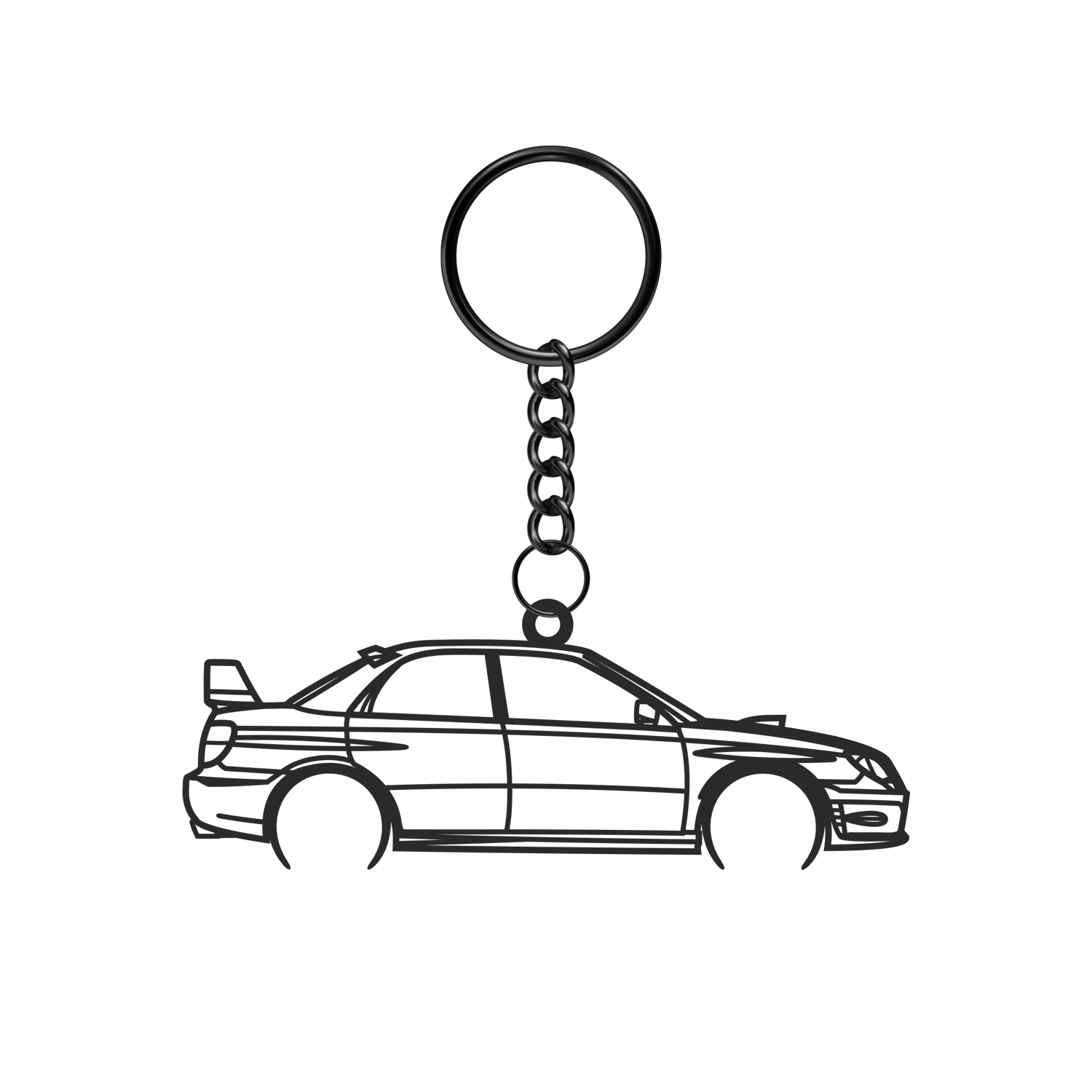 Subaru Impreza WRX (2005-2007) - Metal Key Ring