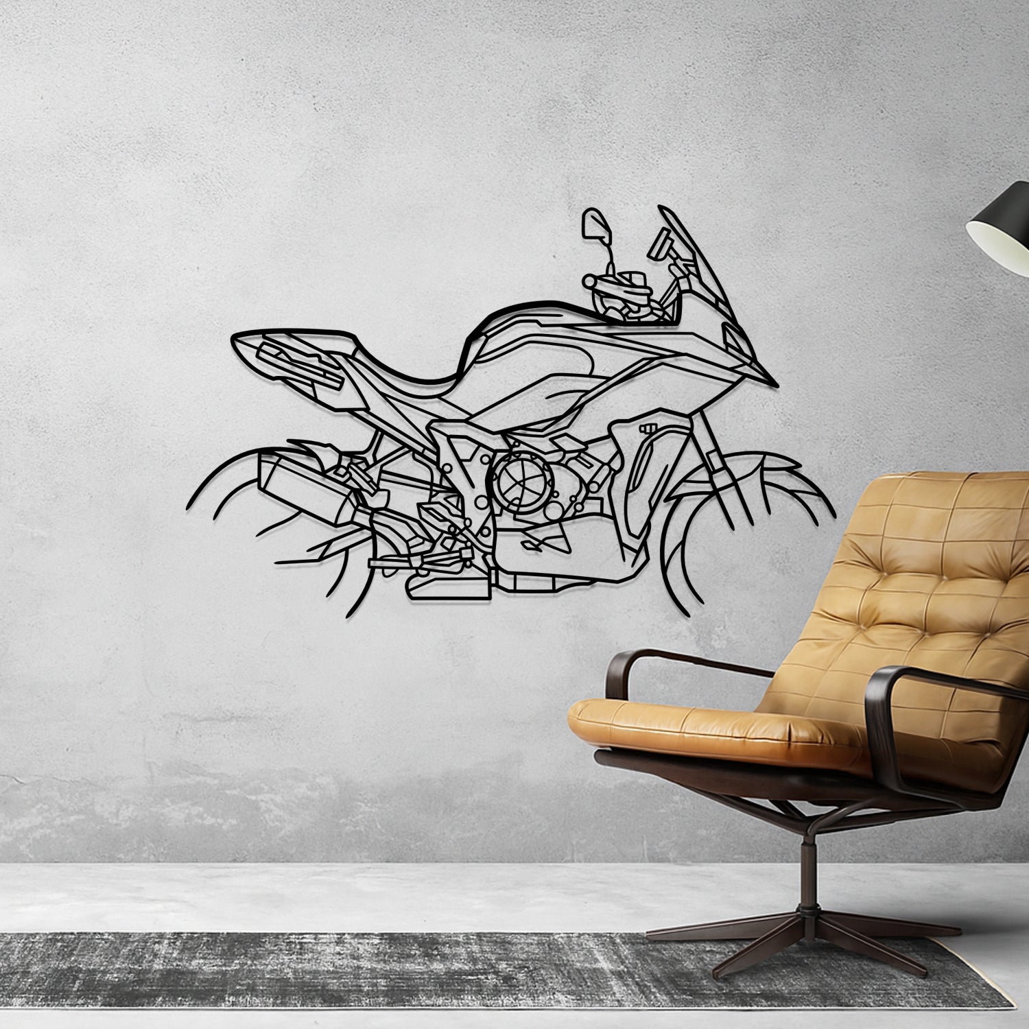 BMW M 1000 XR (2025) - Silhueta de Metal