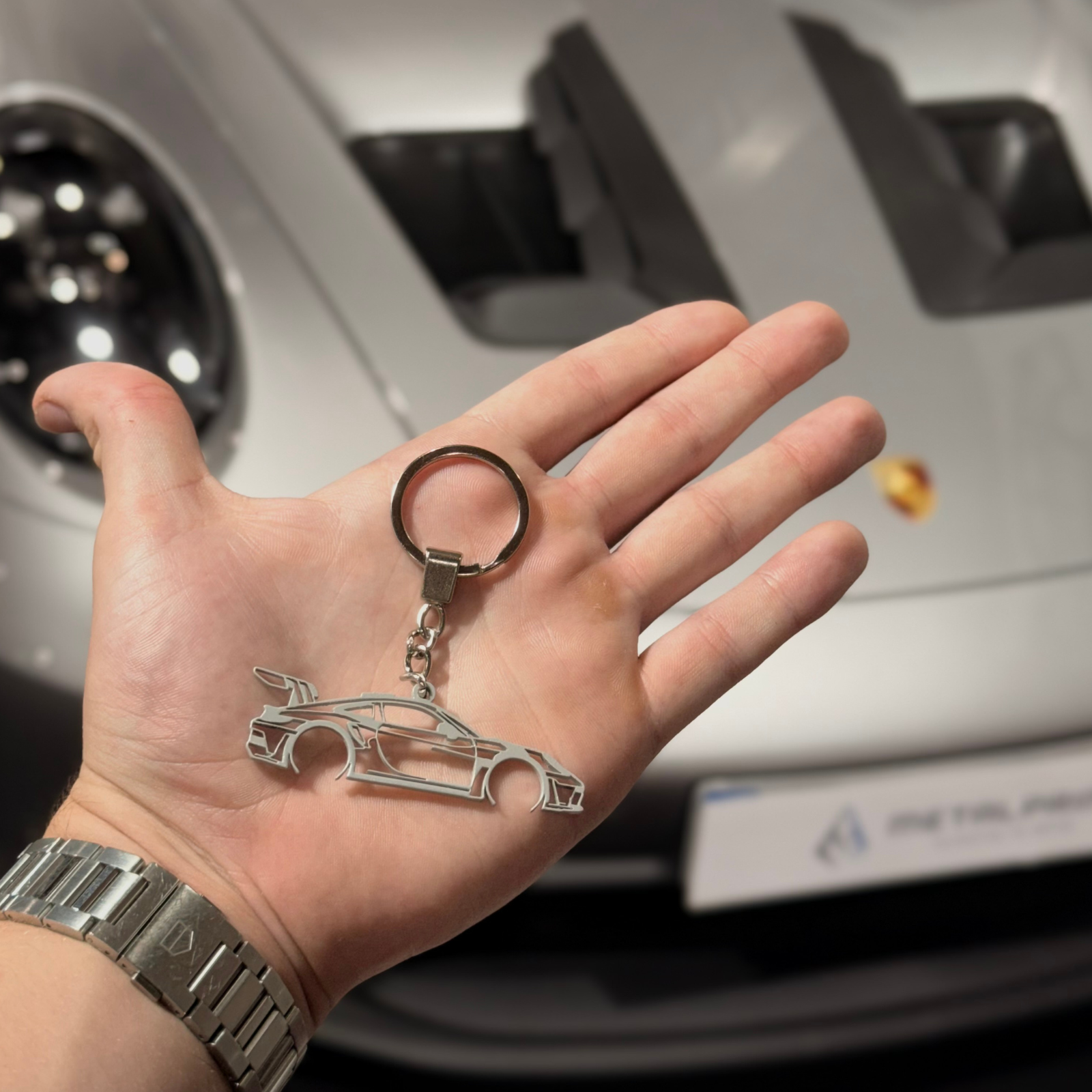 Porsche 911 997 GT3 RS (2006-2011) - Metal Keychain