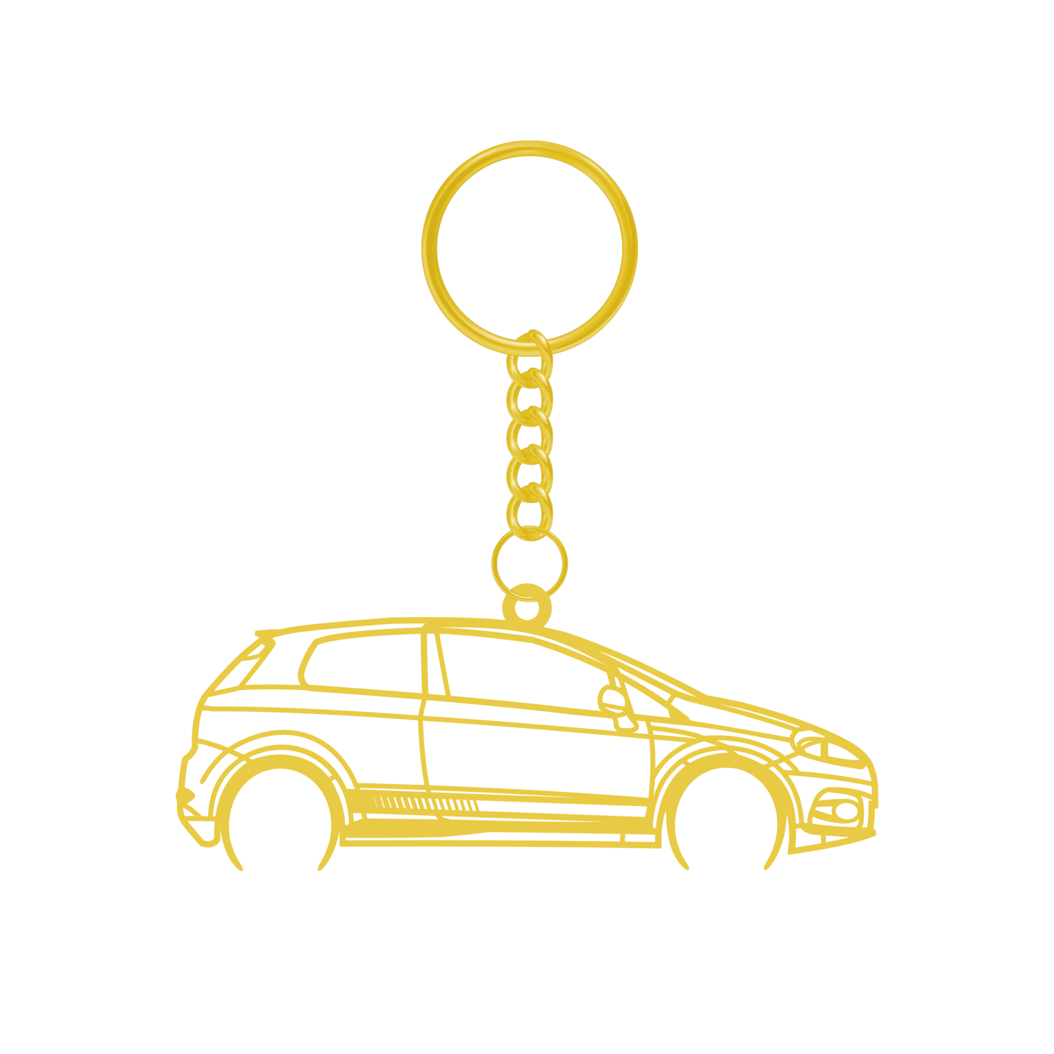 Abarth Punto (2005-2009) - Metal Key Ring