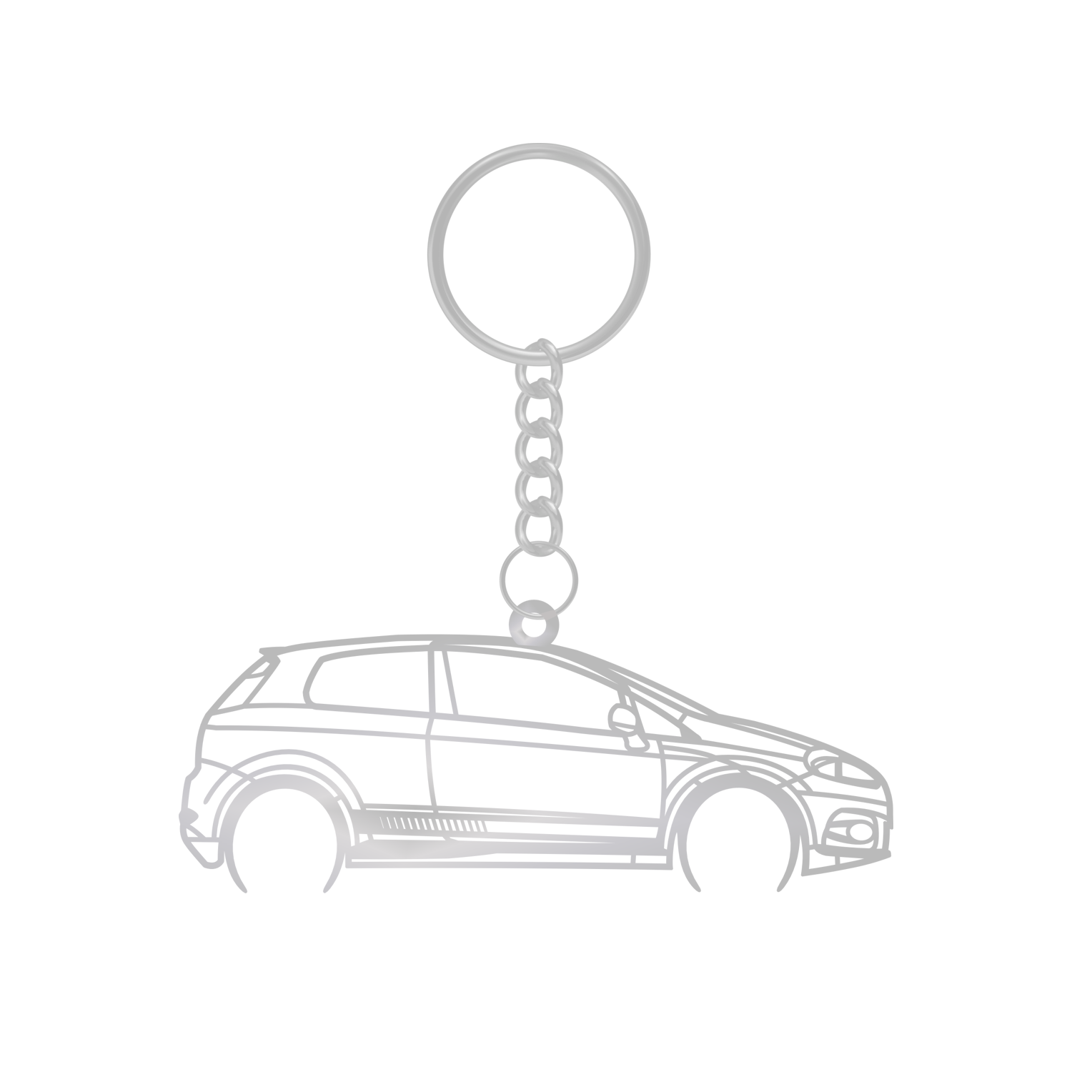Abarth Punto (2005-2009) - Metal Key Ring
