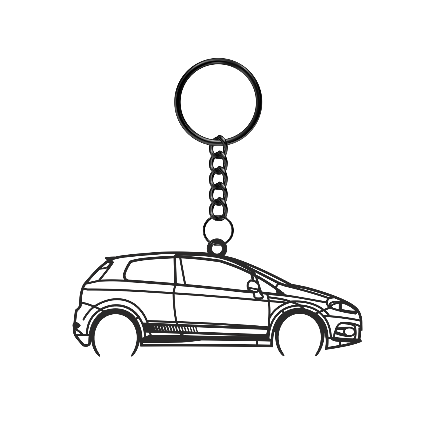 Abarth Punto (2005-2009) - Metal Key Ring