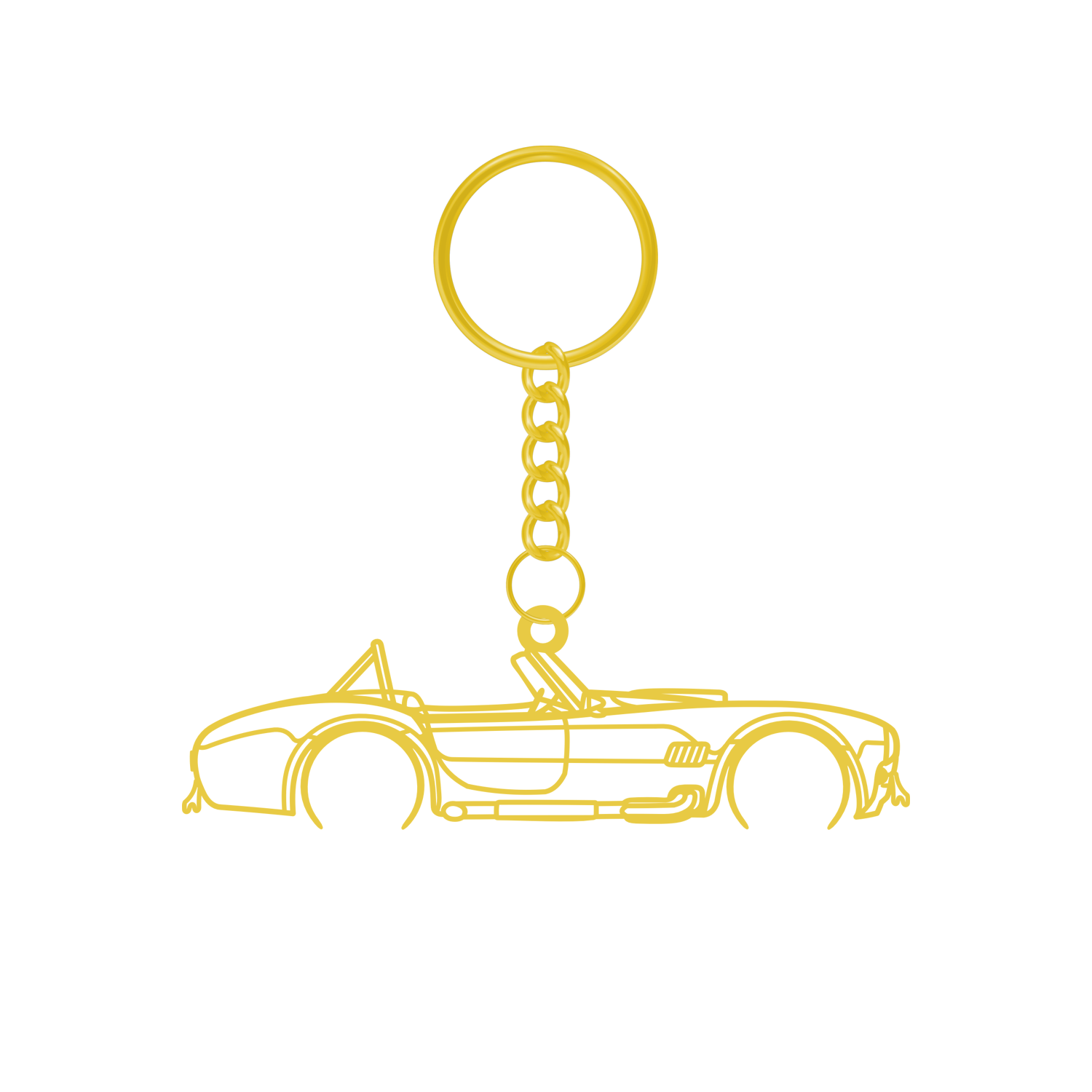 AC Cobra Shelby 427 (1965-1967) - Metal Keychain