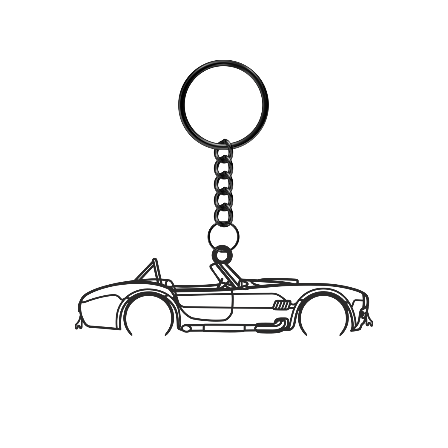 AC Cobra Shelby 427 (1965-1967) - Metal Keychain