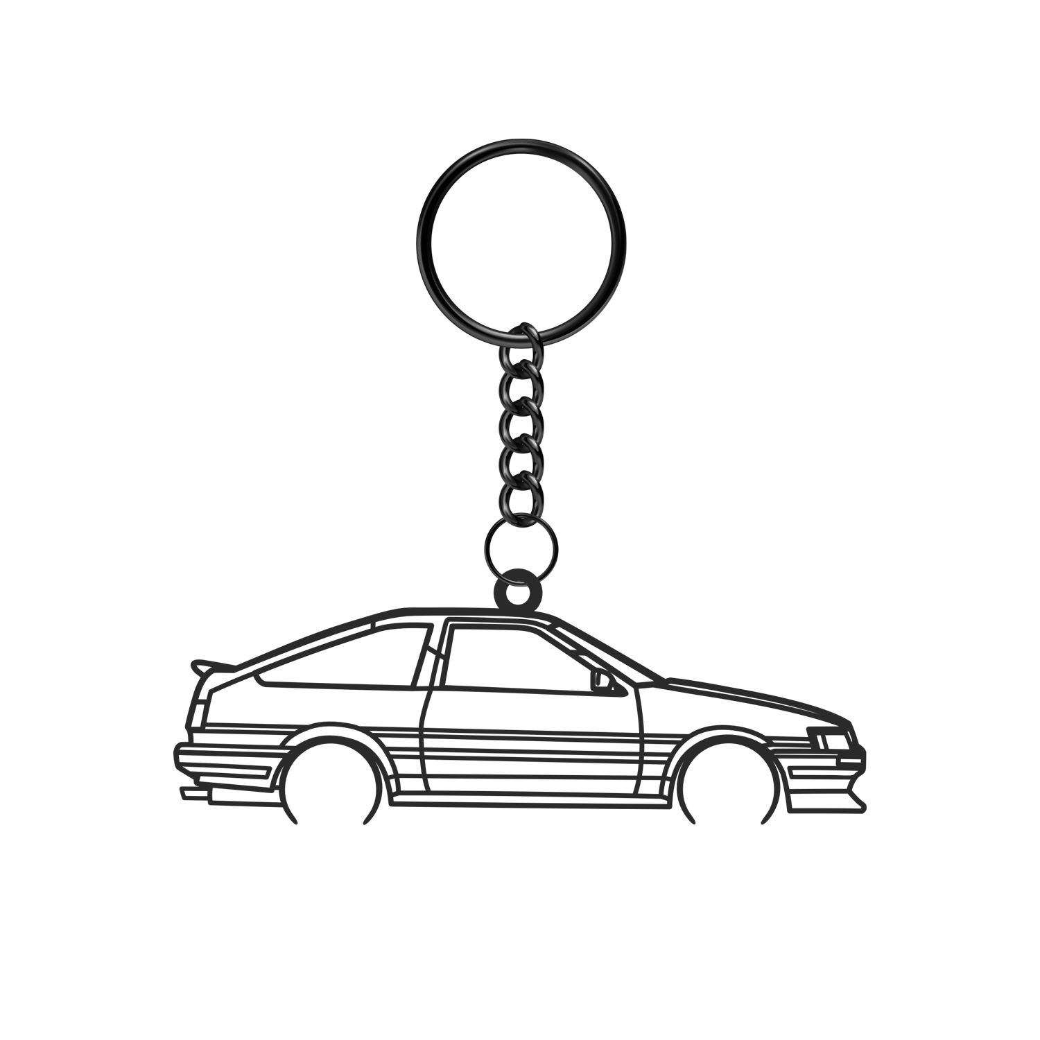 Toyota Corolla AE85 Levin (1983-1987) - Metal Keychain
