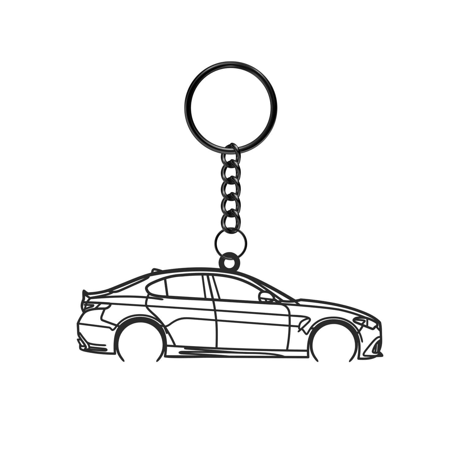 Alfa Romeo Giulia Quadrifoglio (2015-2020) - Metal Key Ring