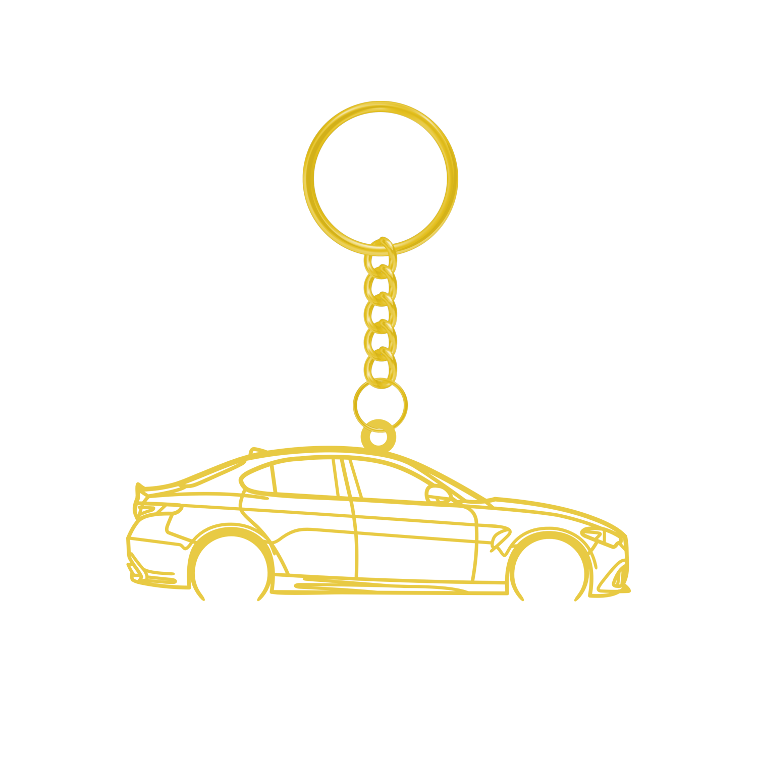 Alfa Romeo Giulia Quadrifoglio (2015-2020) - Metal Key Ring