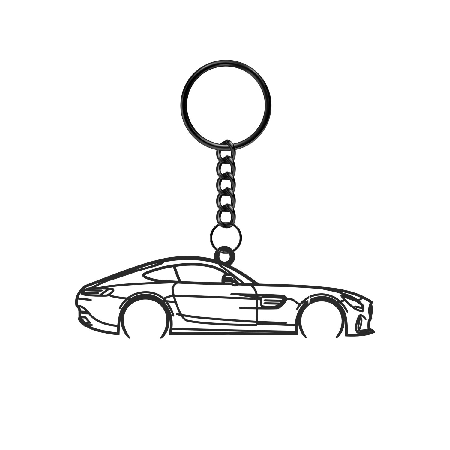 Mercedes AMG GT (2014-2021) - Metal Keychain