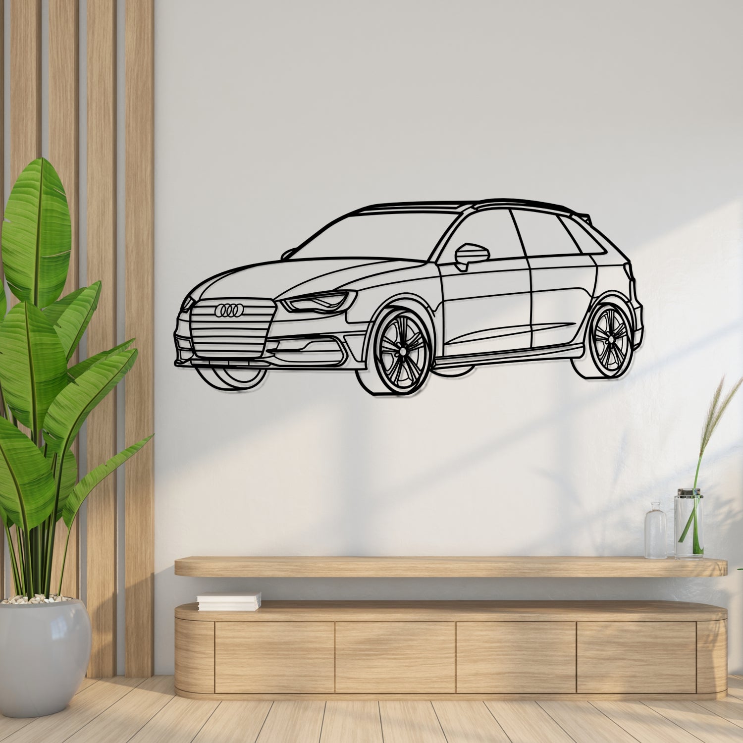 Caterham - 3D Perspective Front - Metal Silhouette