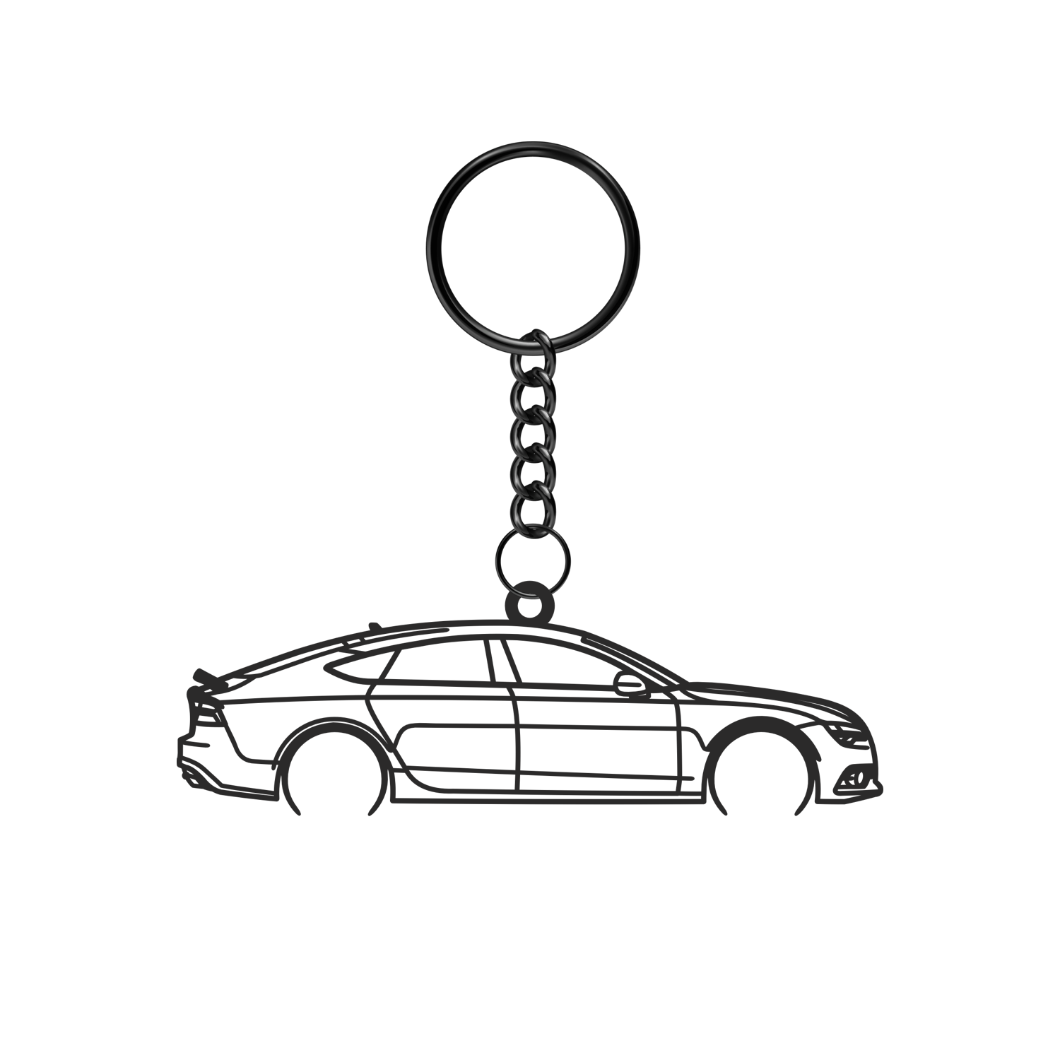Audi A7 MK1 (2010-2018) - Metal Key Ring