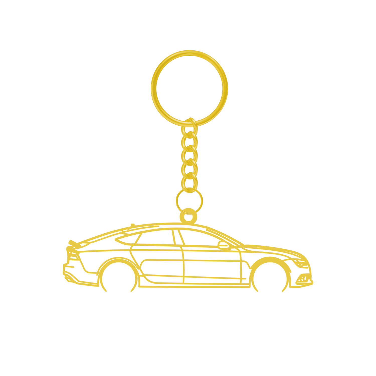 Audi A7 MK1 (2010-2018) - Metal Key Ring