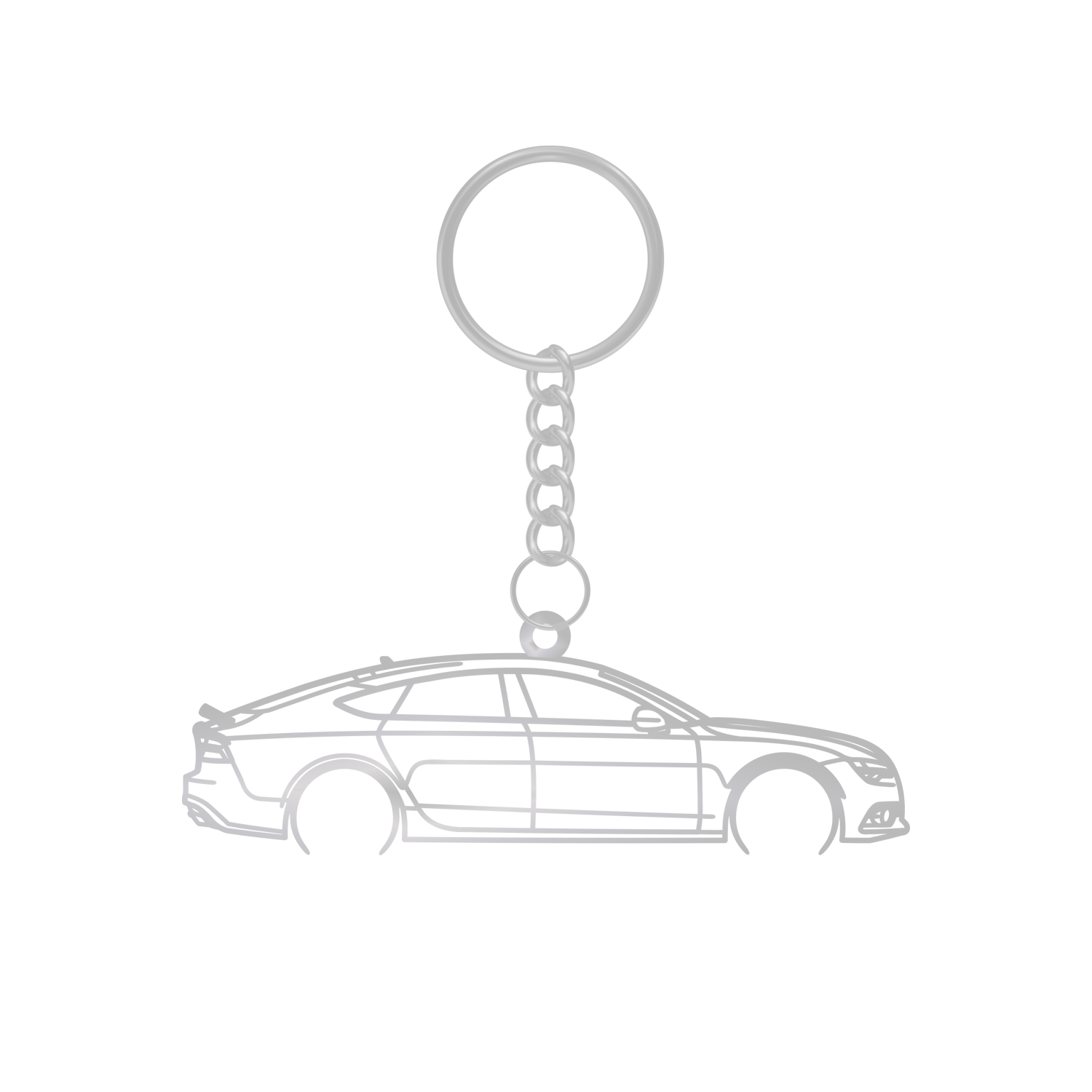 Audi A7 MK1 (2010-2018) - Metal Key Ring