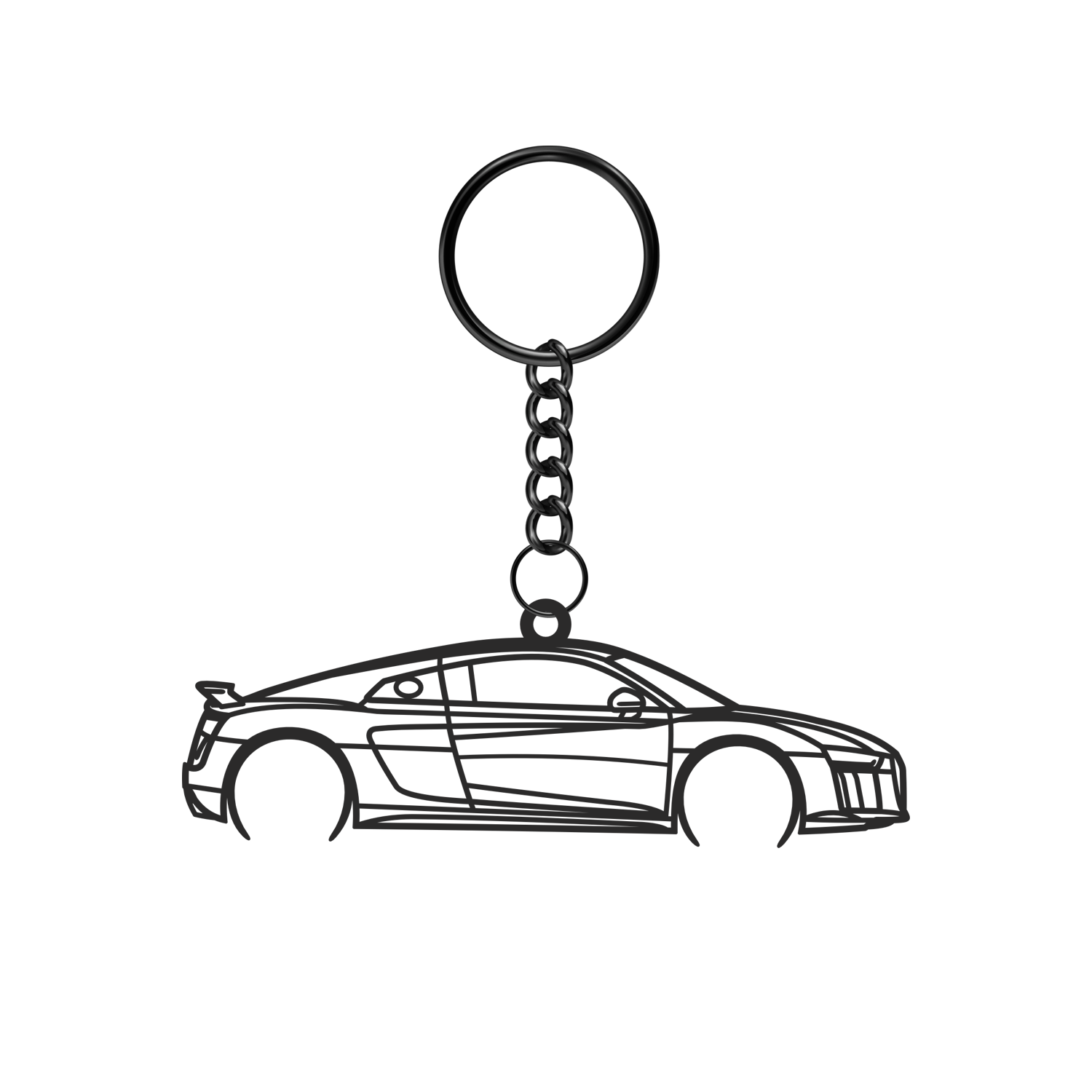 Audi R8 MK2 (2014-2024) - Metal Key Ring
