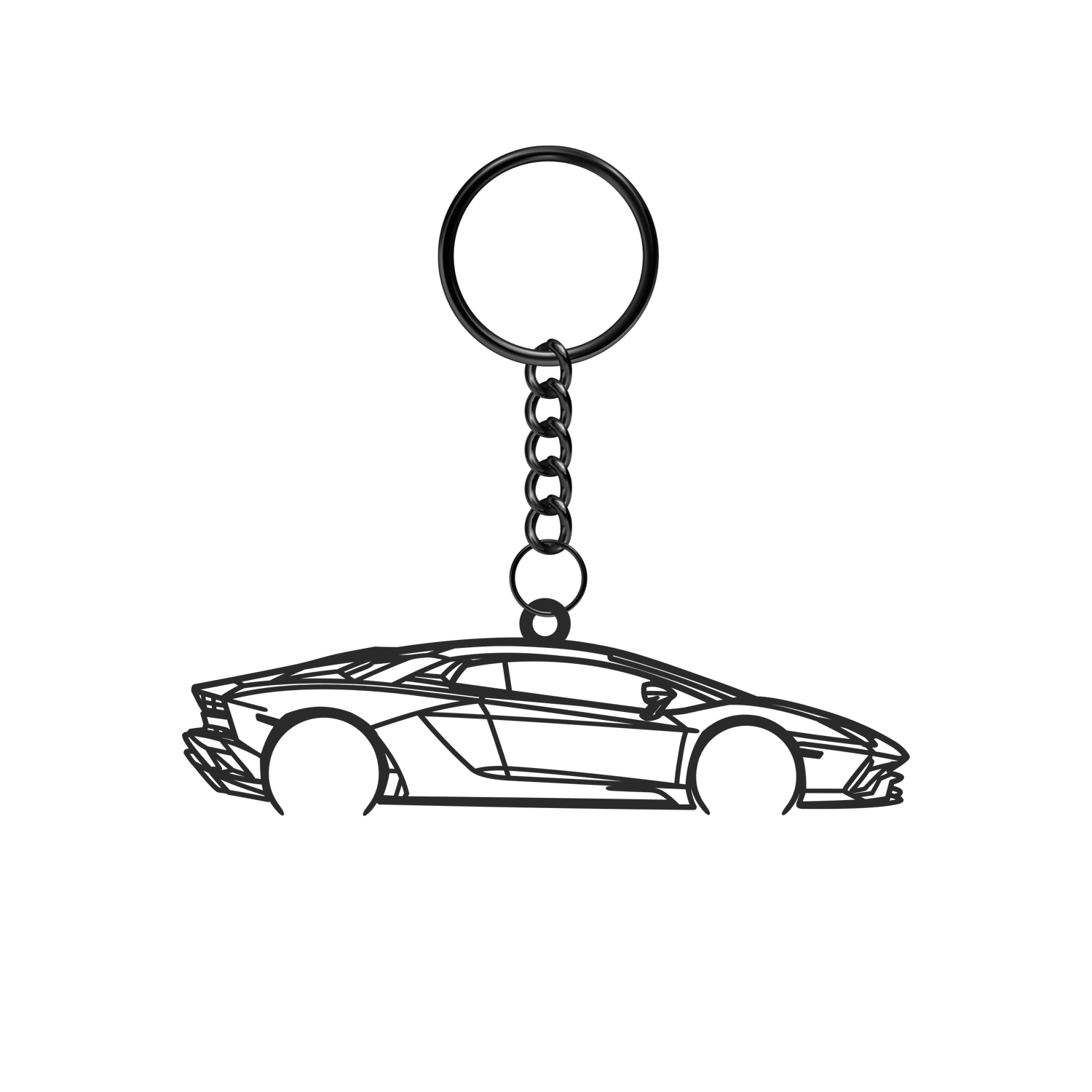 Lamborghini Aventador S (2017-2021) - Metal Keychain
