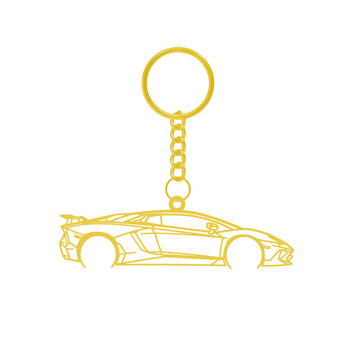 Lamborghini Aventador SV (2015-2017) - Metal Keychain