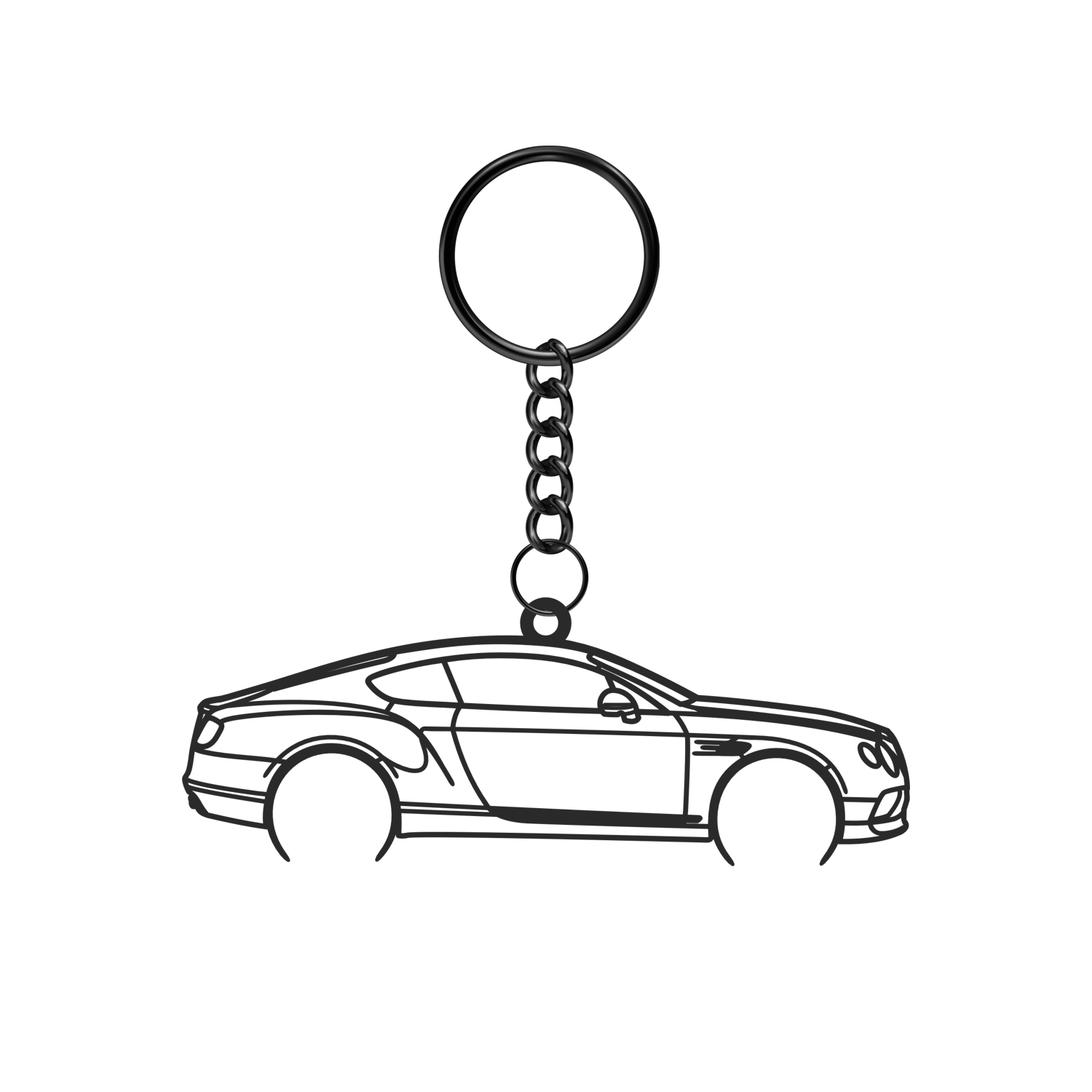 Bentley Continental GT (2011-2018) - Metal Keychain