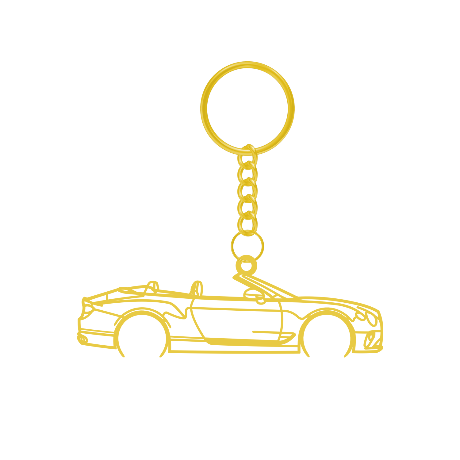 Bentley Continental GT Cabrio (2018-2024) - Metal Key Ring