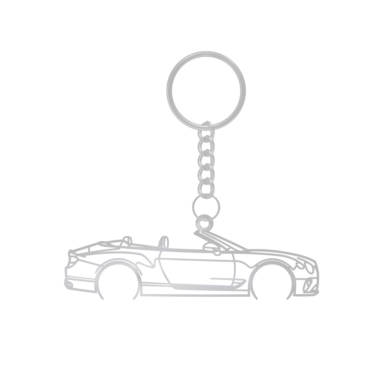 Bentley Continental GT Cabrio (2018-2024) - Metal Key Ring