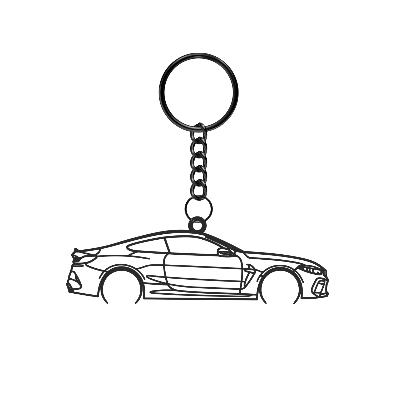 BMW M8 Coupe (2019-2023) - Metal Key Ring