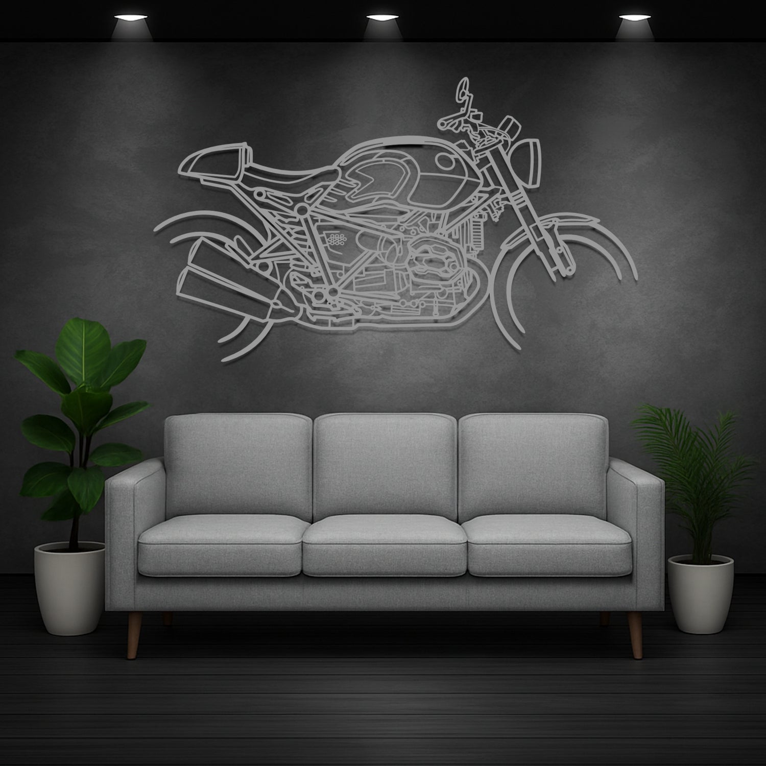 BMW S1000RR Pack M (2023-2024) - Metal Silhouette