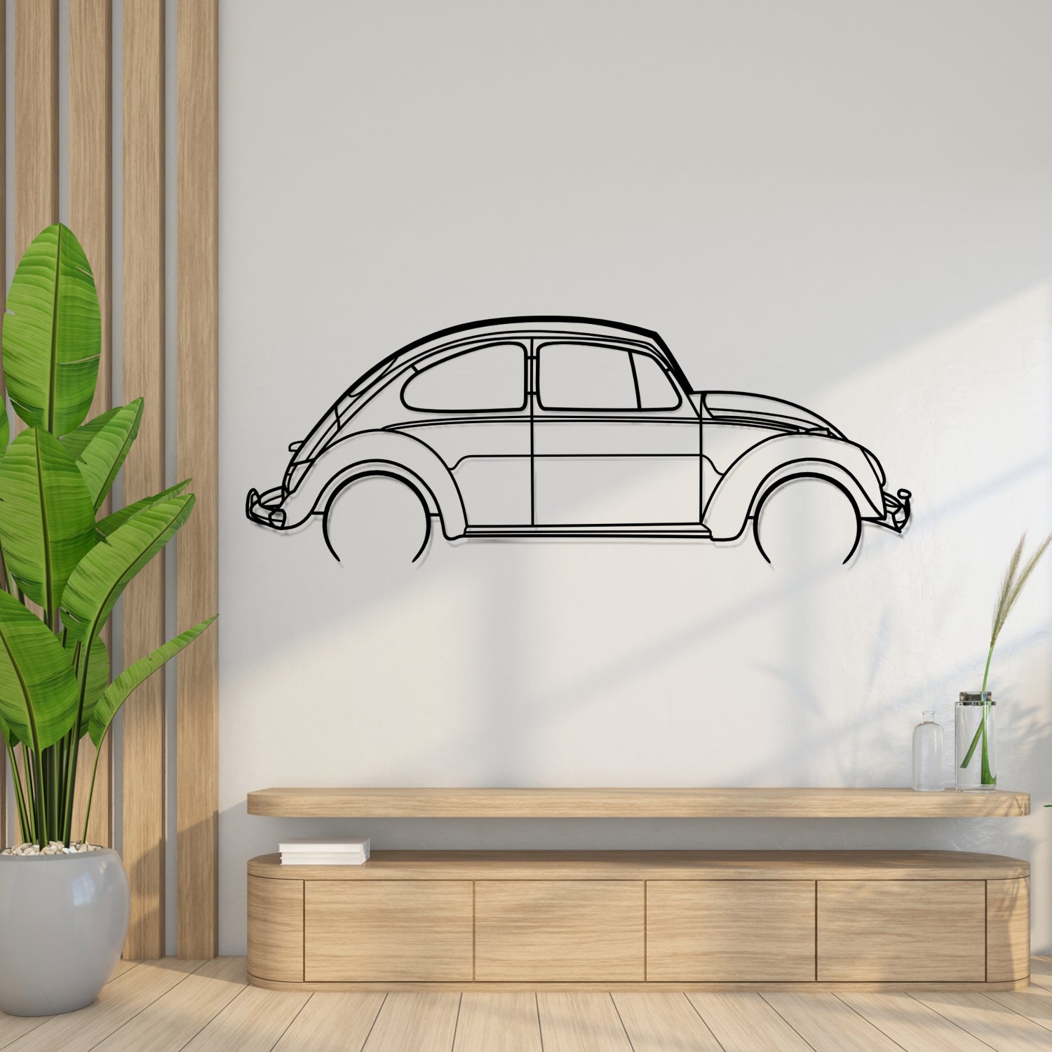 Audi R8 V10 Plus (2012-2015) - Side Perspective - Metal Silhouette