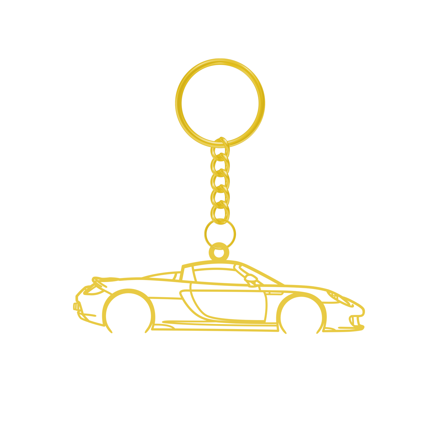 Porsche Carrera GT (2003-2007) - Metal Keychain