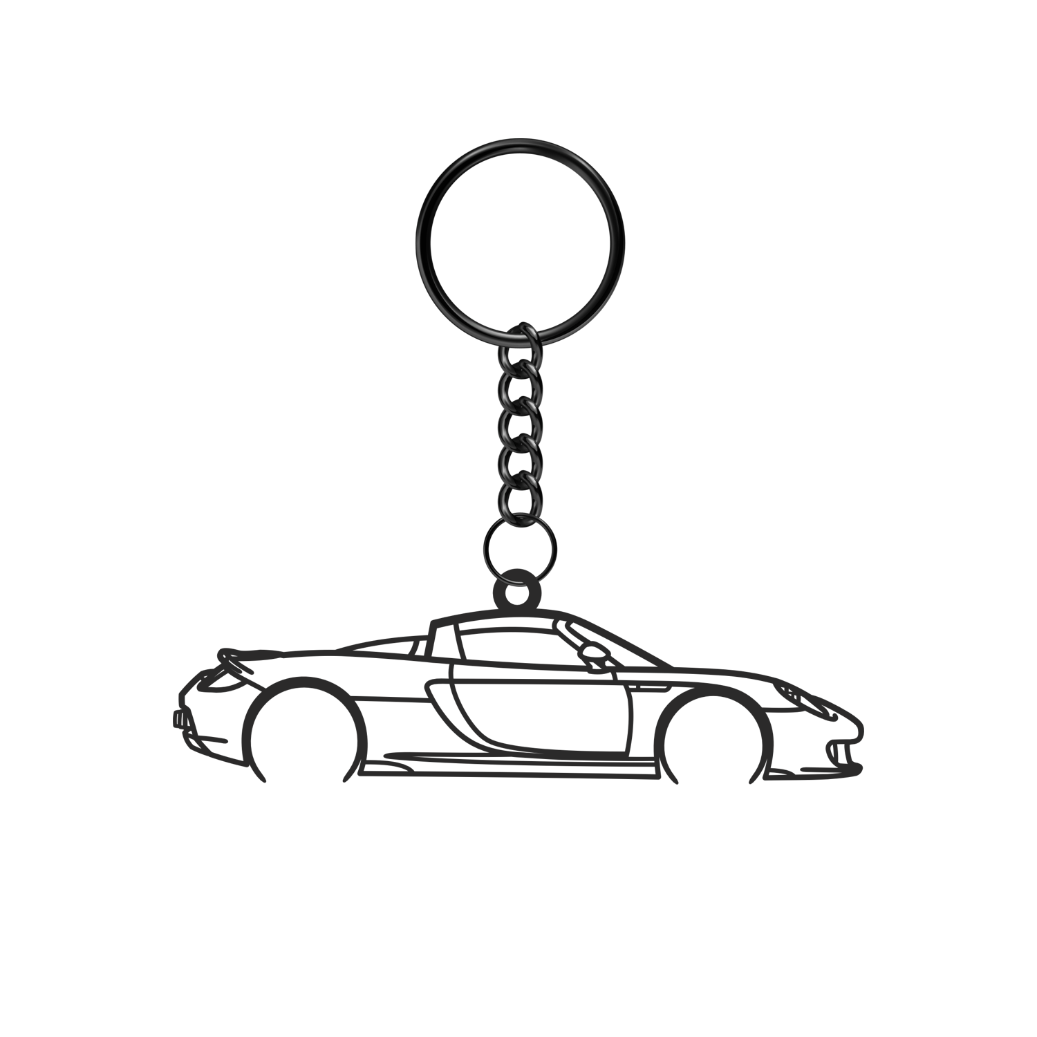 Porsche Carrera GT (2003-2007) - Metal Keychain