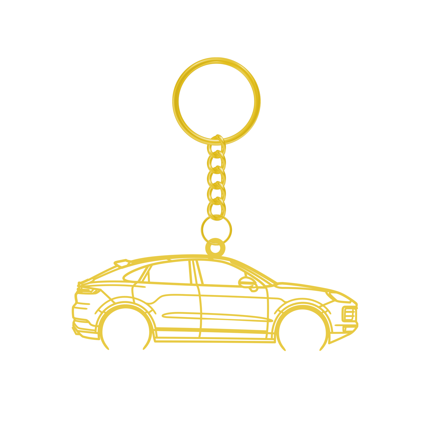 Porsche Cayenne Coupe (2023-2025) - Metal Key Ring