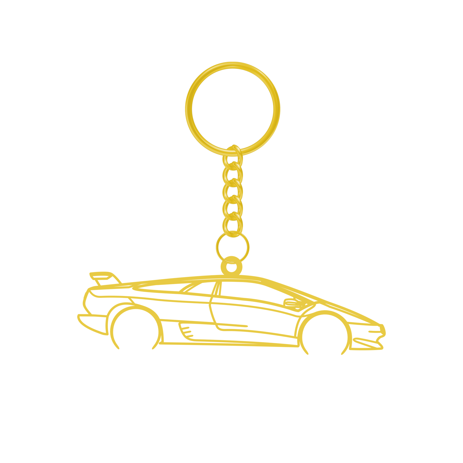Lamborghini Diablo (1990-2001) - Metal Keychain