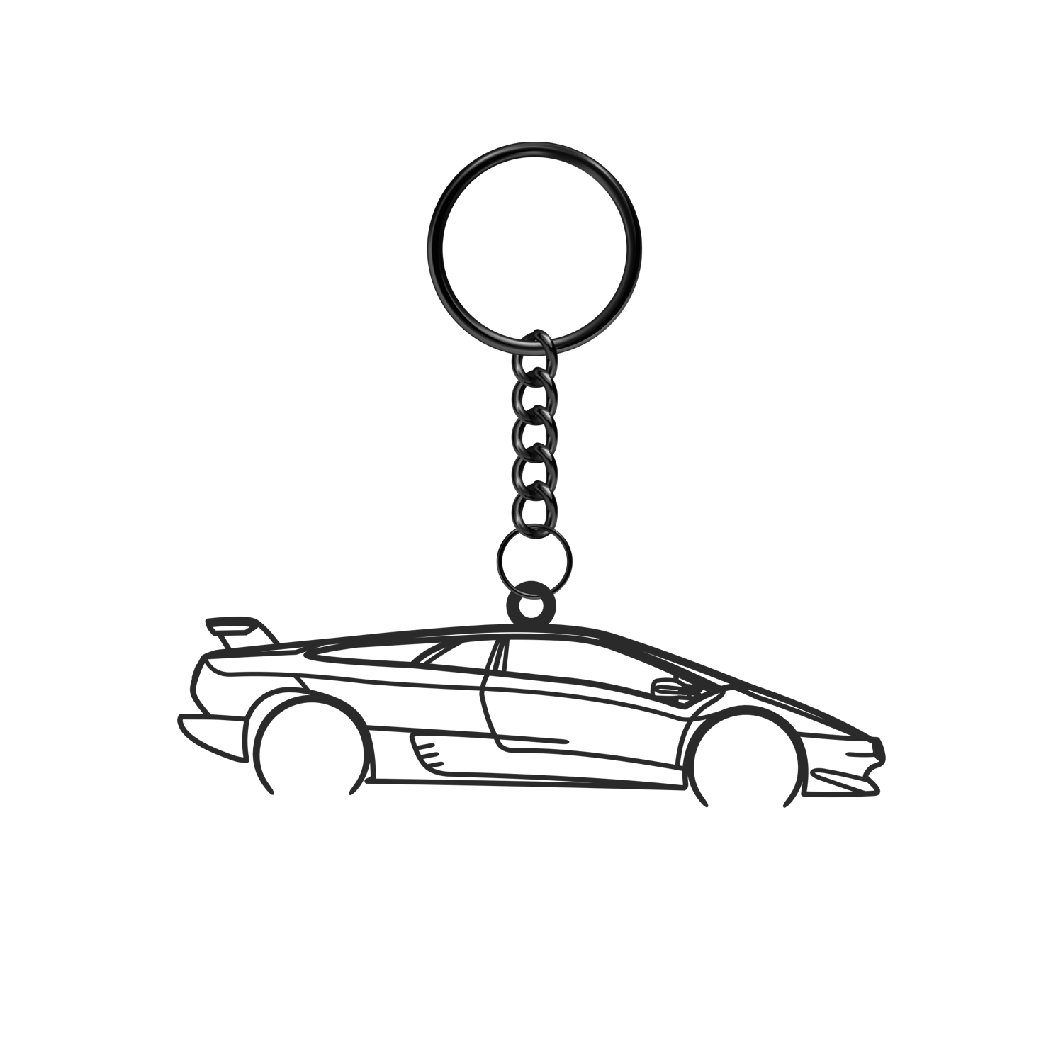 Lamborghini Diablo (1990-2001) - Metal Keychain