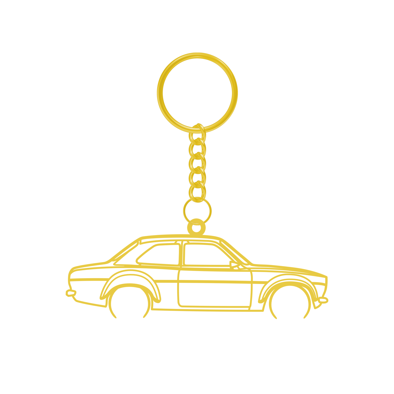 Ford Escort MK I RS2000 (1973-1975) - Metal Keychain