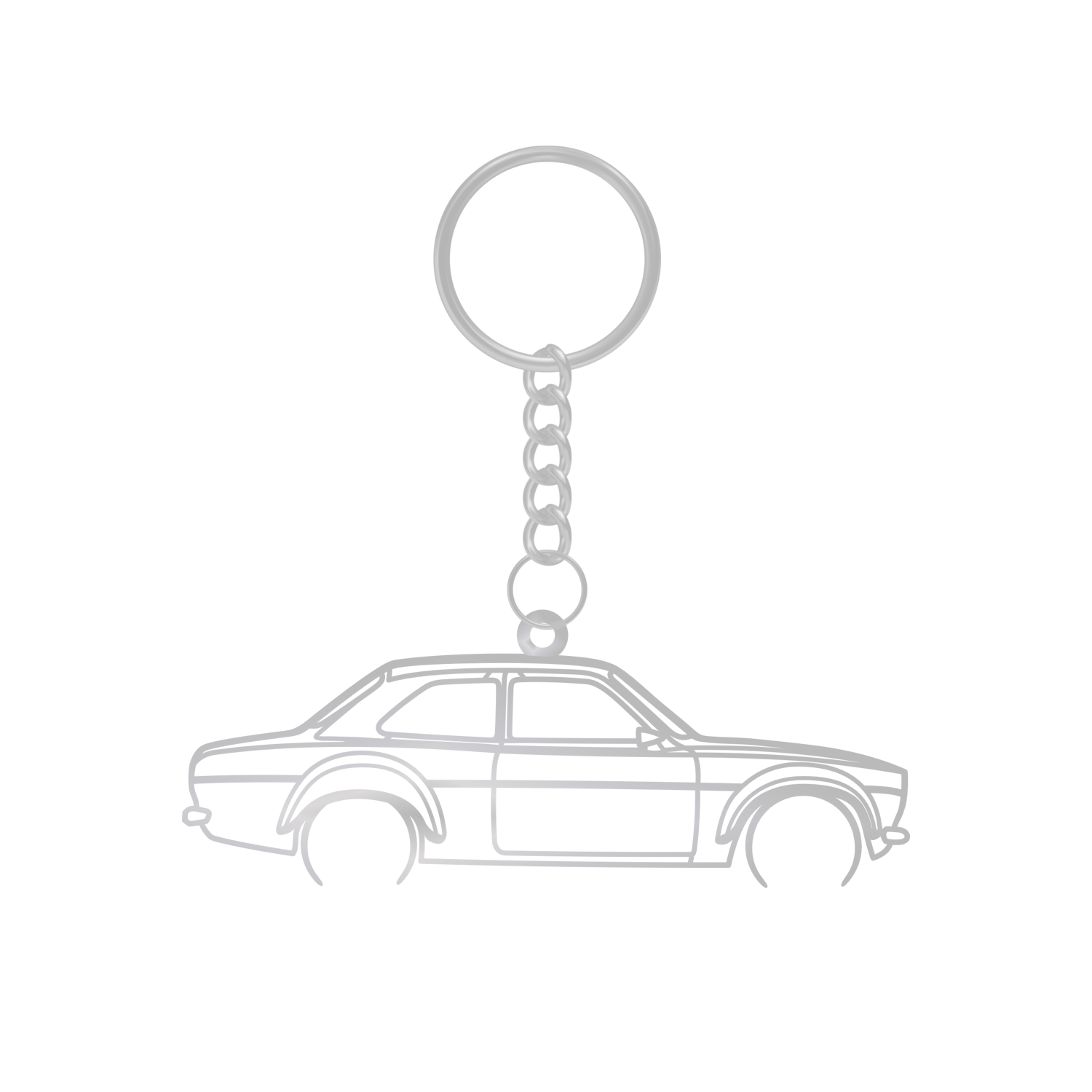 Ford Escort MK I RS2000 (1973-1975) - Metal Keychain