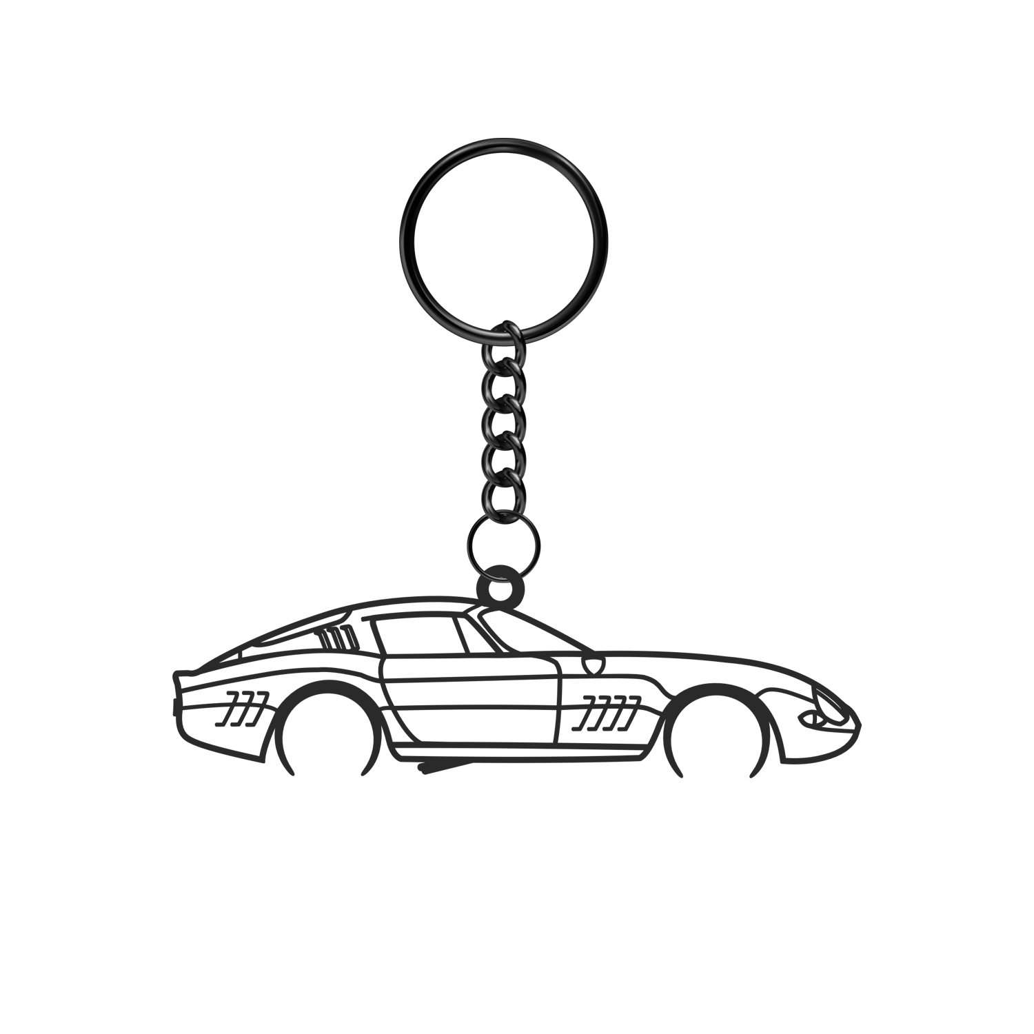 Ferrari 275 GTB (1964-1966) - Metal Keychain