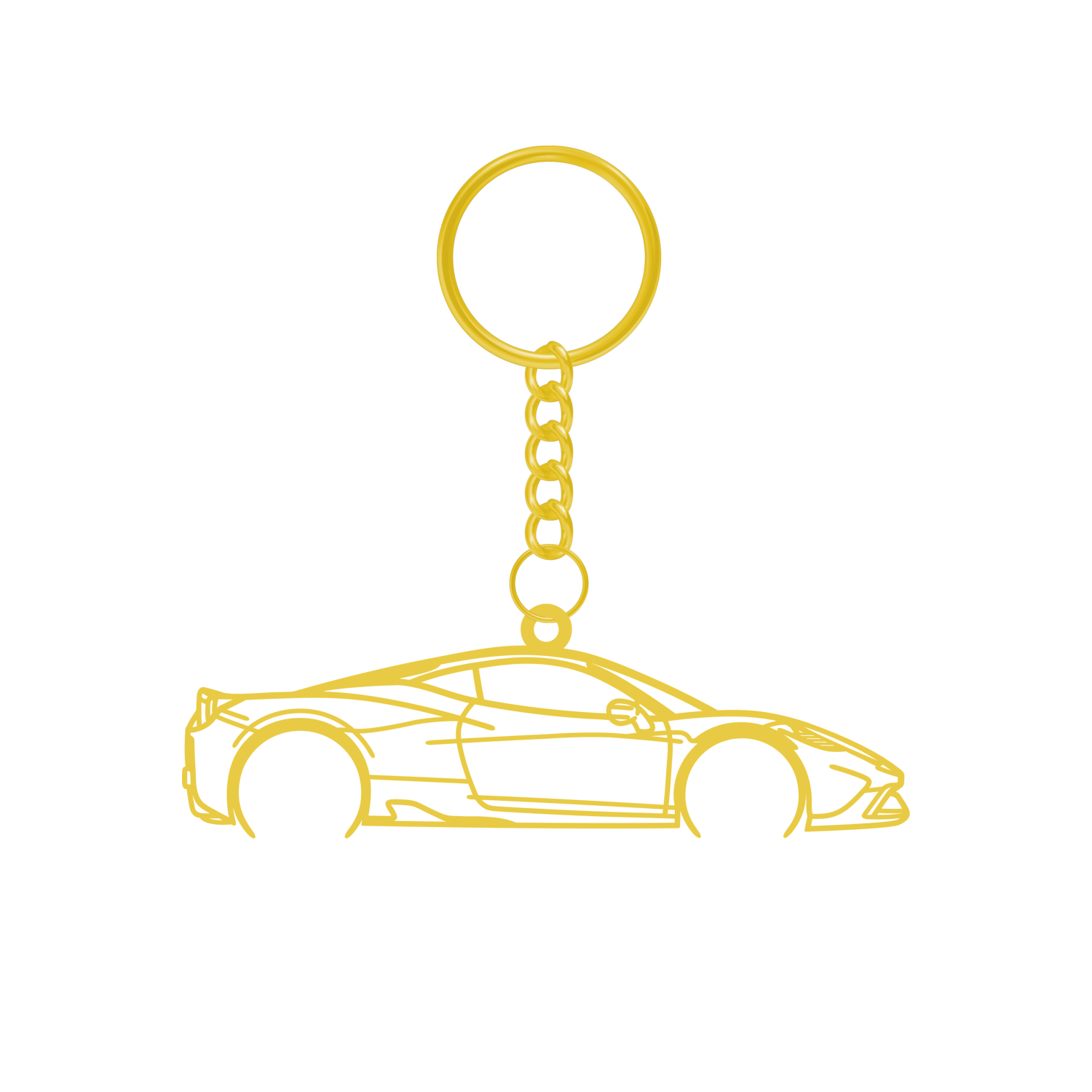 Ferrari 458 Speciale (2013-2016) - Metal Keychain
