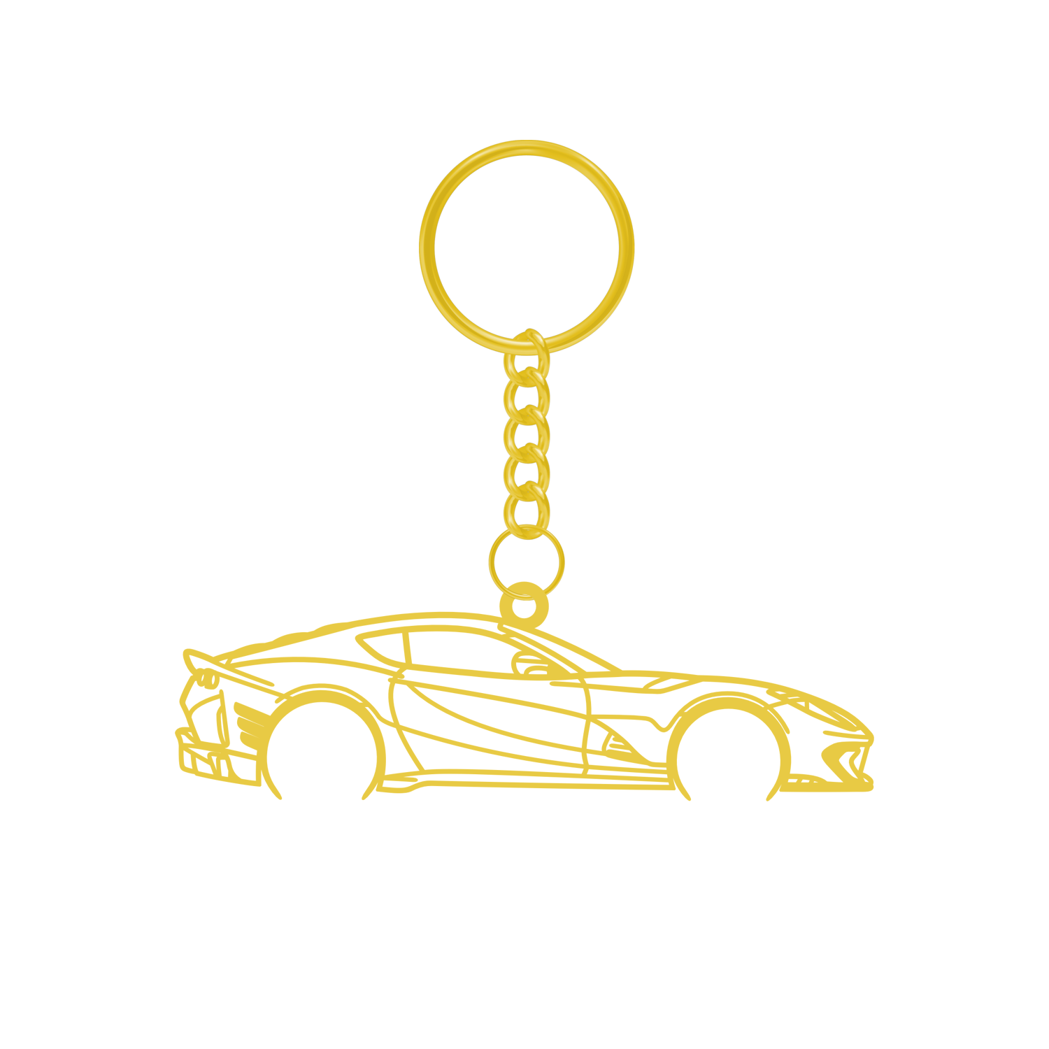 Ferrari 812 Competizione (2022-2025) - Metal Keychain