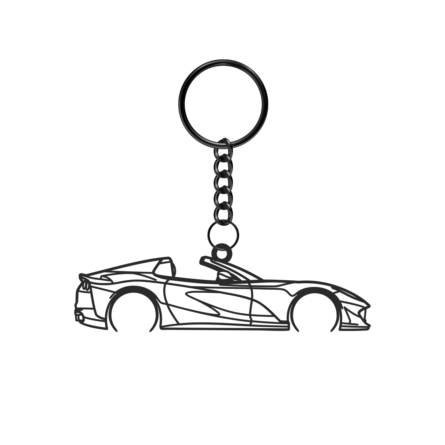 Ferrari 812 GTS (2019-2025) - Metal Keychain