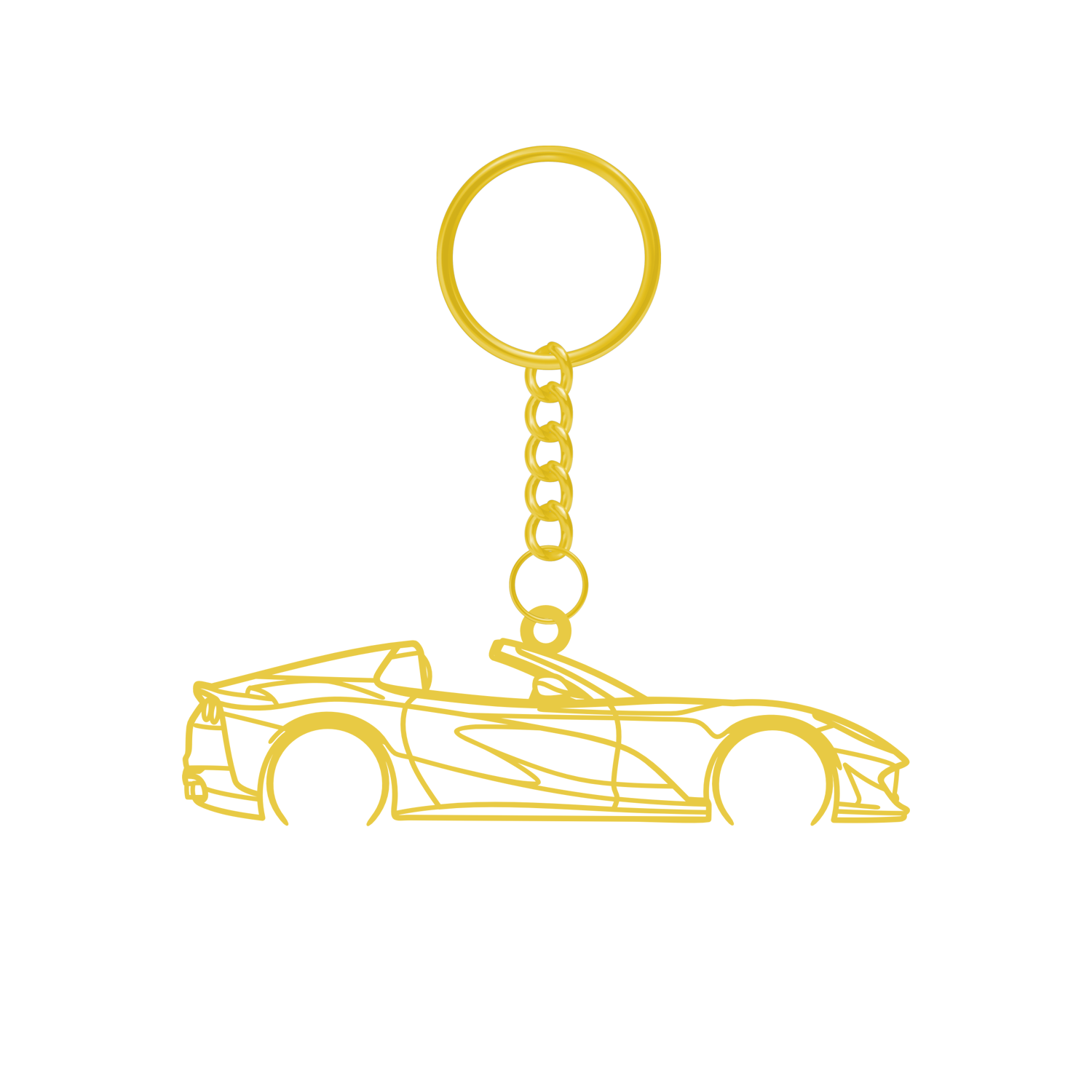 Ferrari 812 GTS (2019-2025) - Metal Keychain