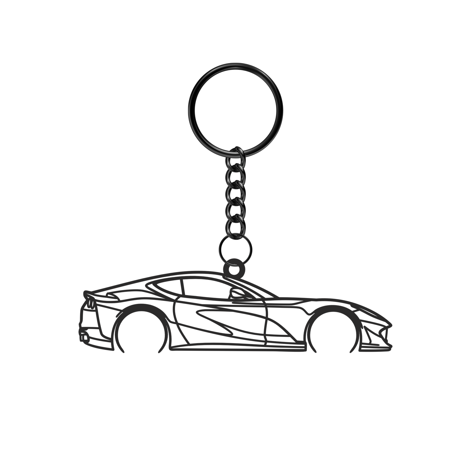 Ferrari 812 Superfast (2016-2020) - Metal Keychain