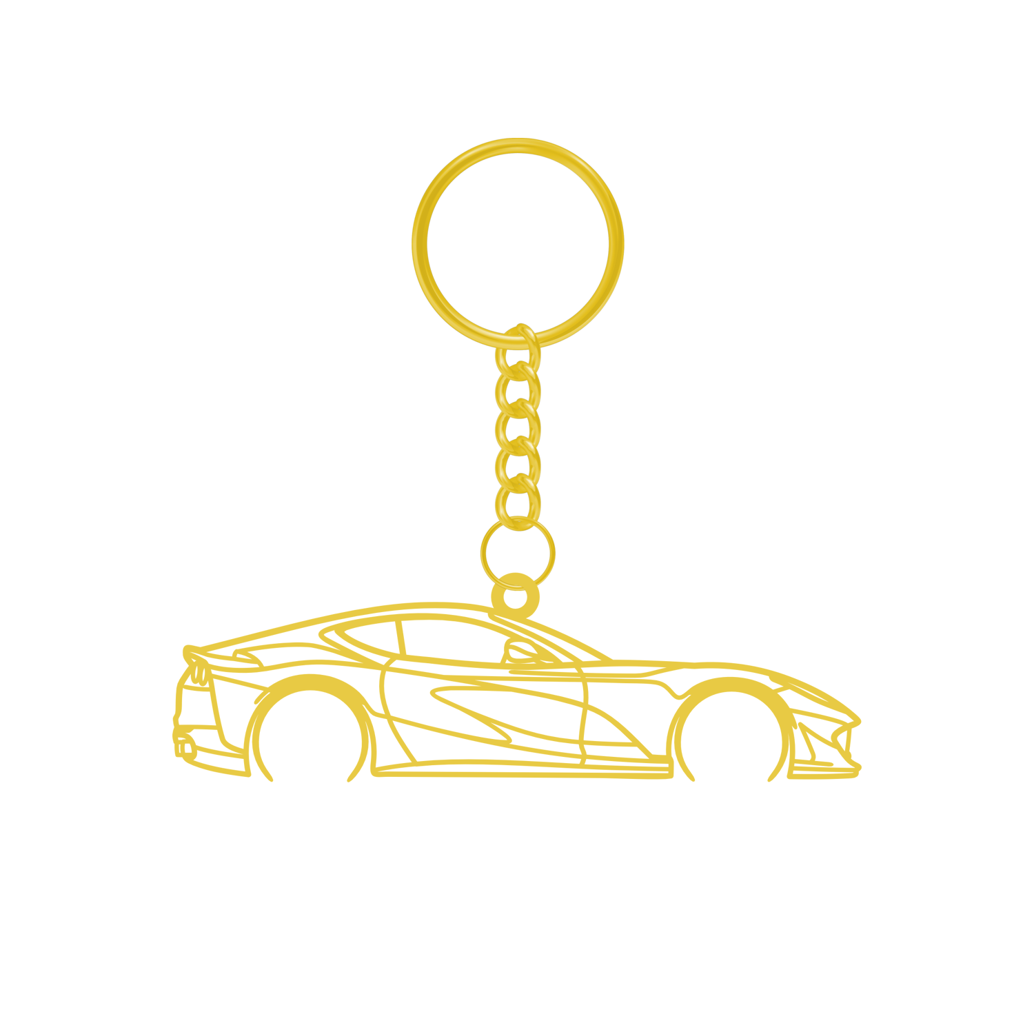 Ferrari 812 Superfast (2016-2020) - Metal Keychain