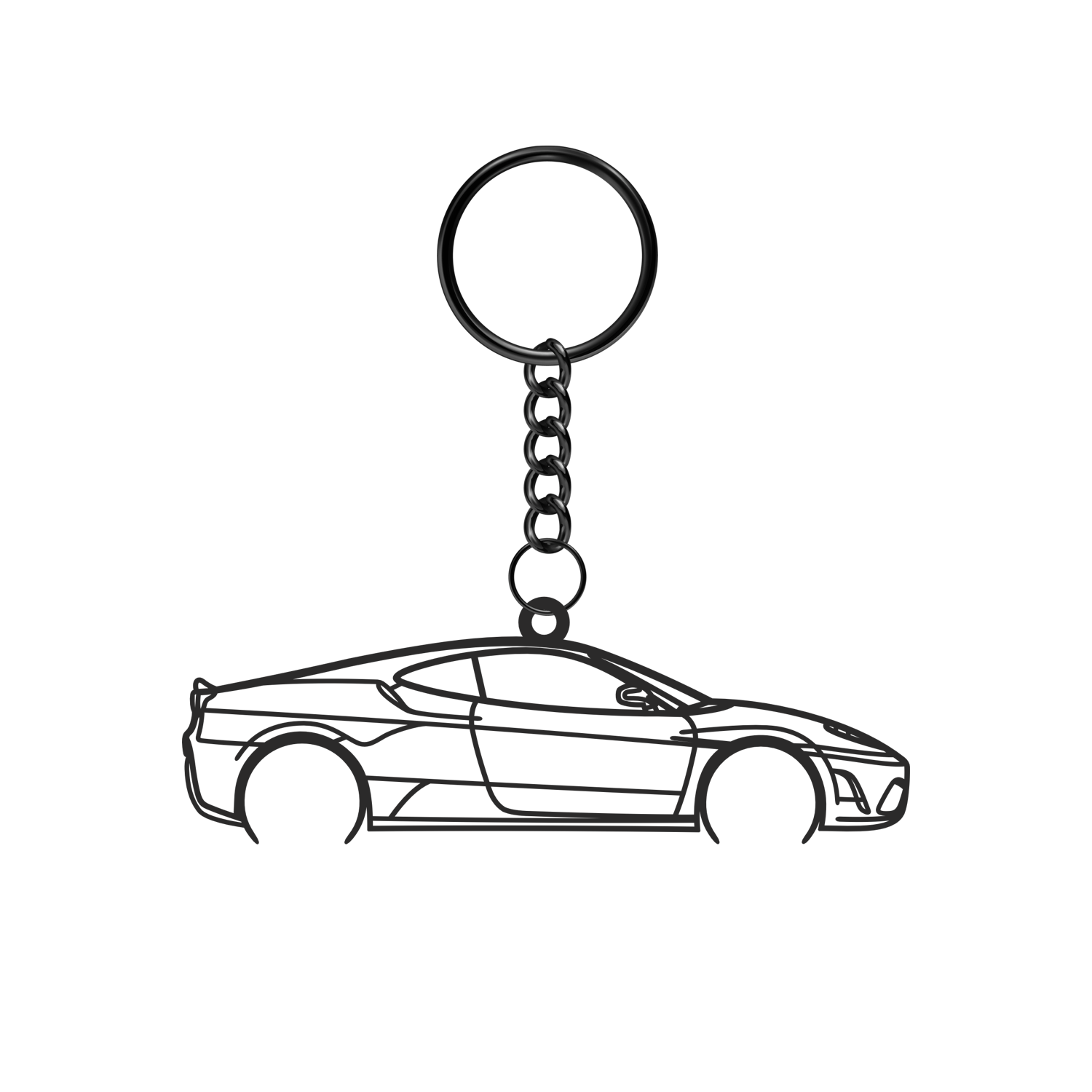Ferrari F430 Scuderia (2007-2009) - Metal Keychain