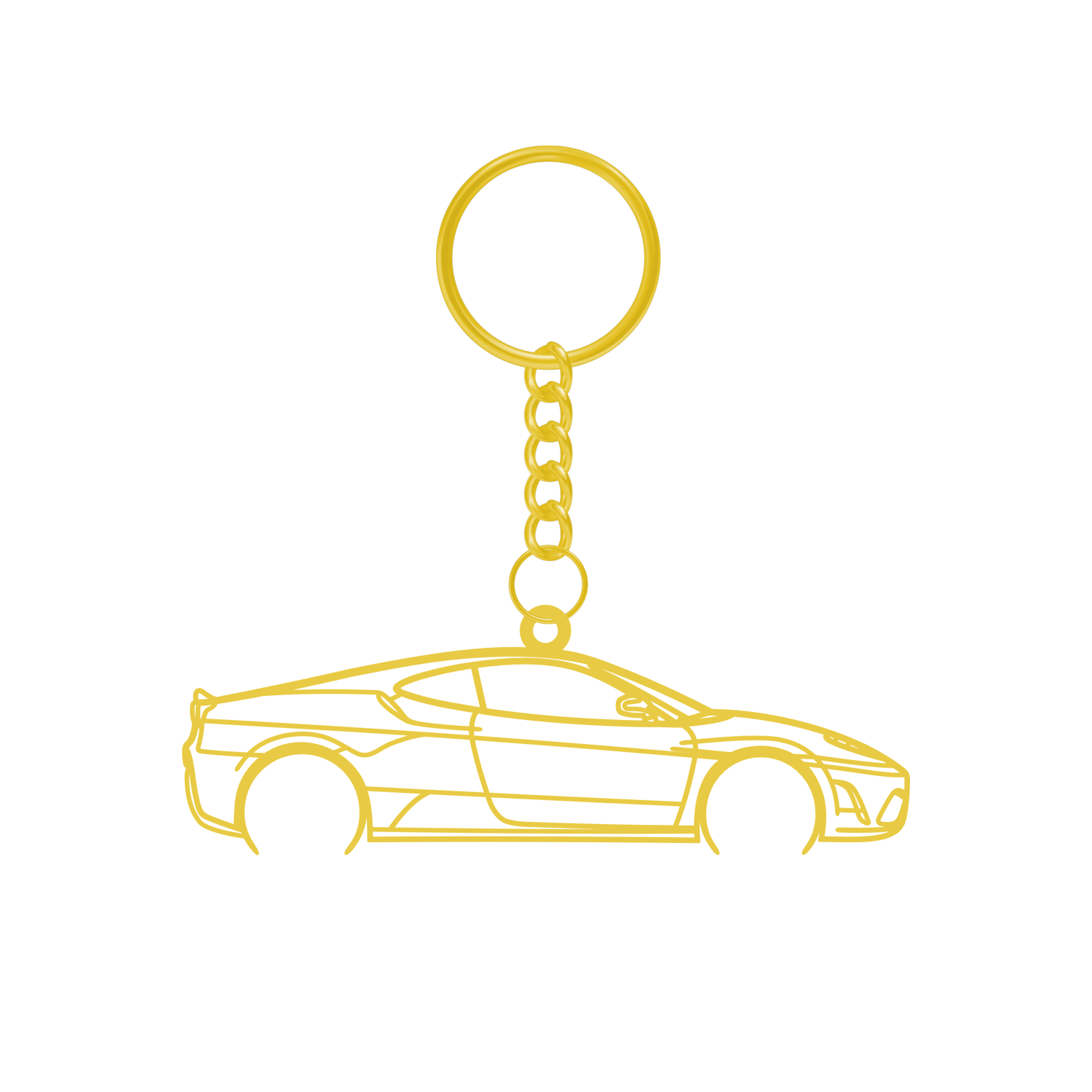 Ferrari F430 Scuderia (2007-2009) - Metal Keychain