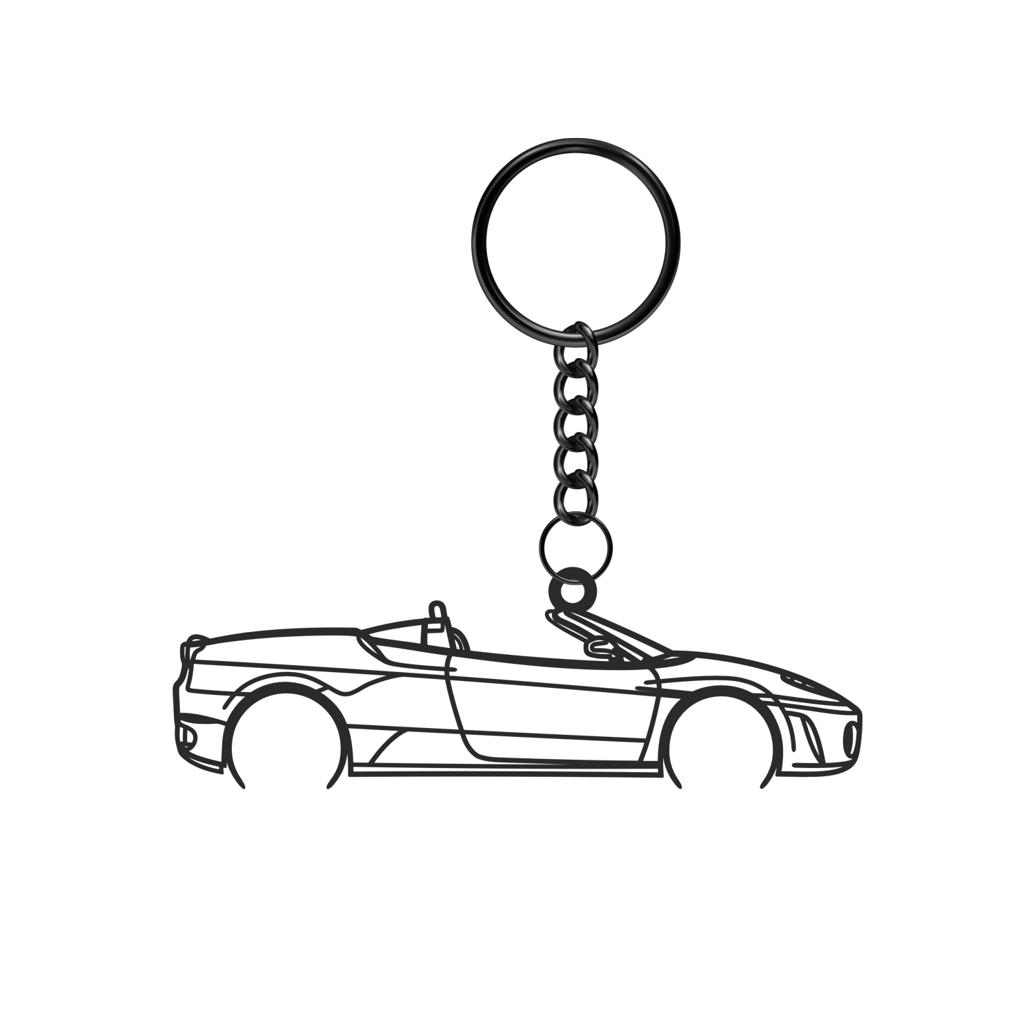Ferrari F430 Spider (2004-2009) - Metal Keychain
