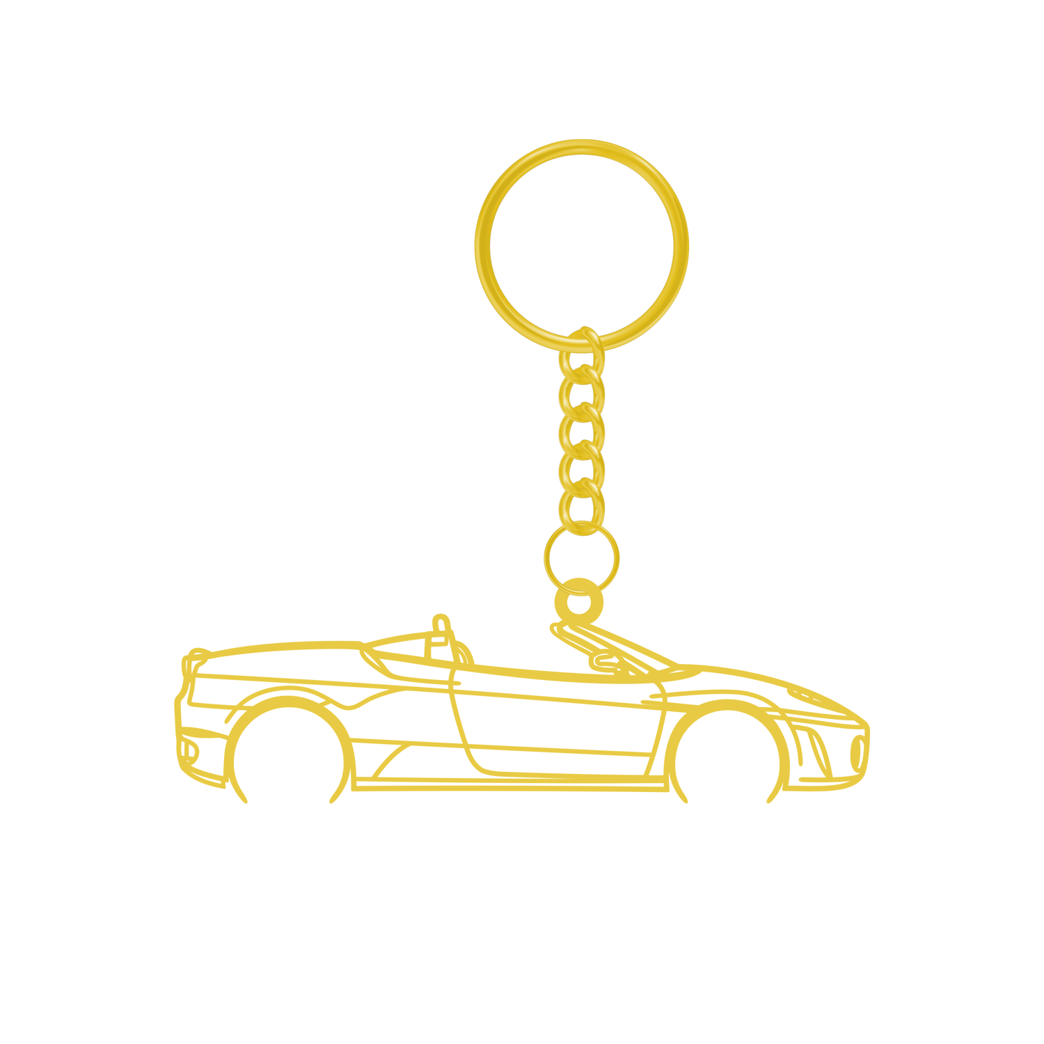 Ferrari F430 Spider (2004-2009) - Metal Keychain