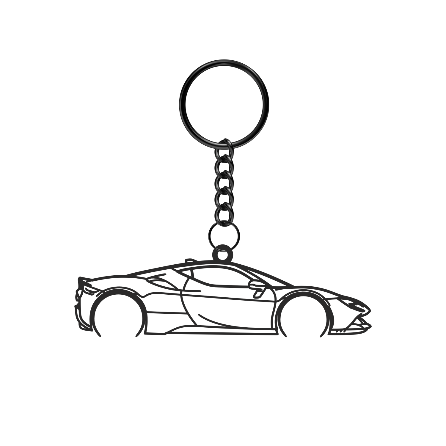 Ferrari SF90 (2019-2024) - Metal Keychain